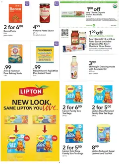 Preview of Publix weekly ads valid from 01.11.2025 | Page: 4 | Products: Chickpeas, Tea, Pasta, Avocado