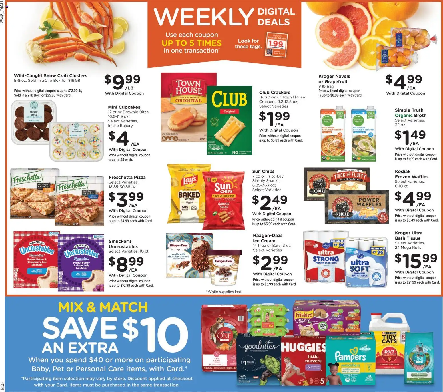 Baker's Weekly Ad - NE - valid from 02.01.2026 | Page: 2 | Products: Box, Milk, Butter, Grapefruit