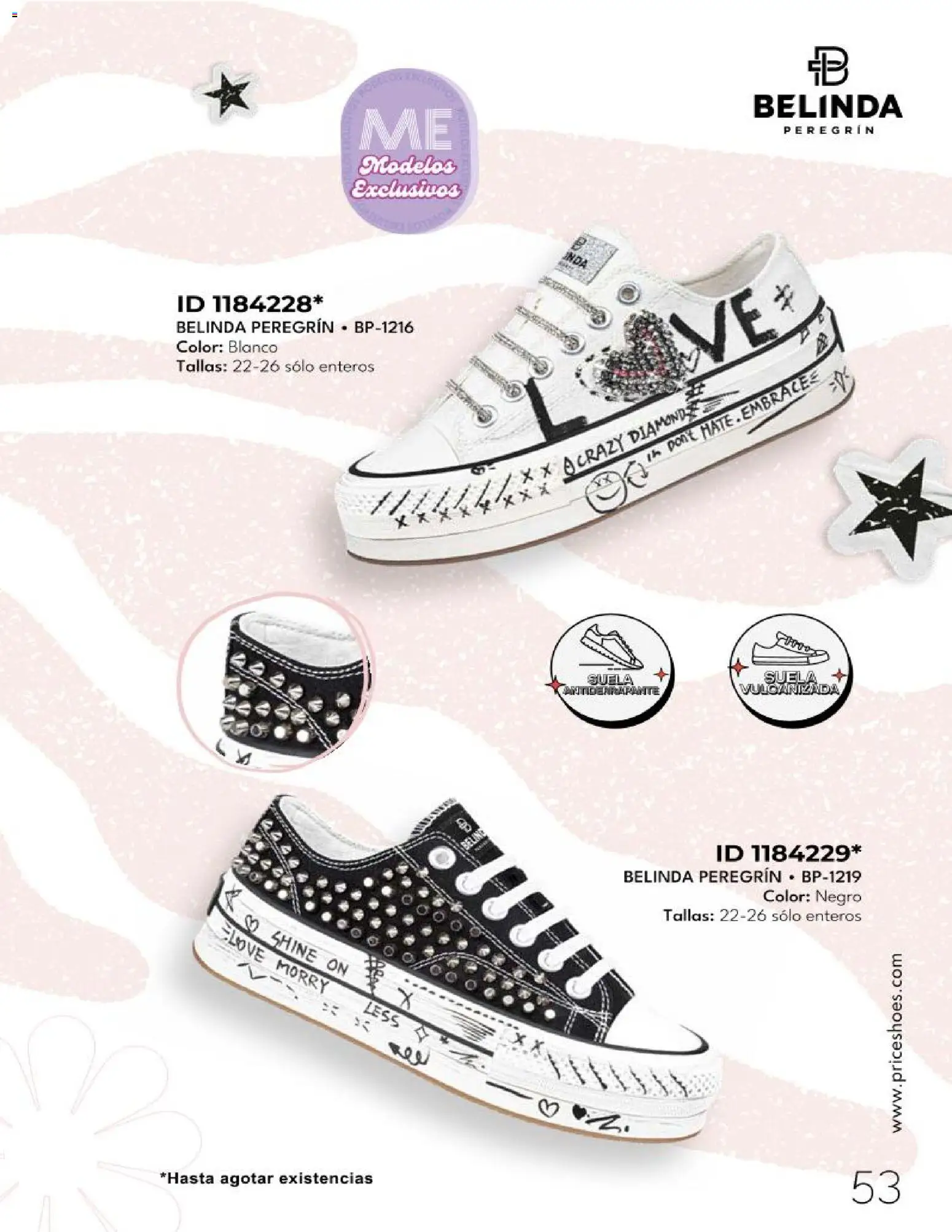 Nuevas ofertas de Price Shoes válidas en toda la República Mexicana desde el 08.12.2025. ¡Encuentra las mejores ofertas en Price Shoes catálogo Belinda! | Página: 53