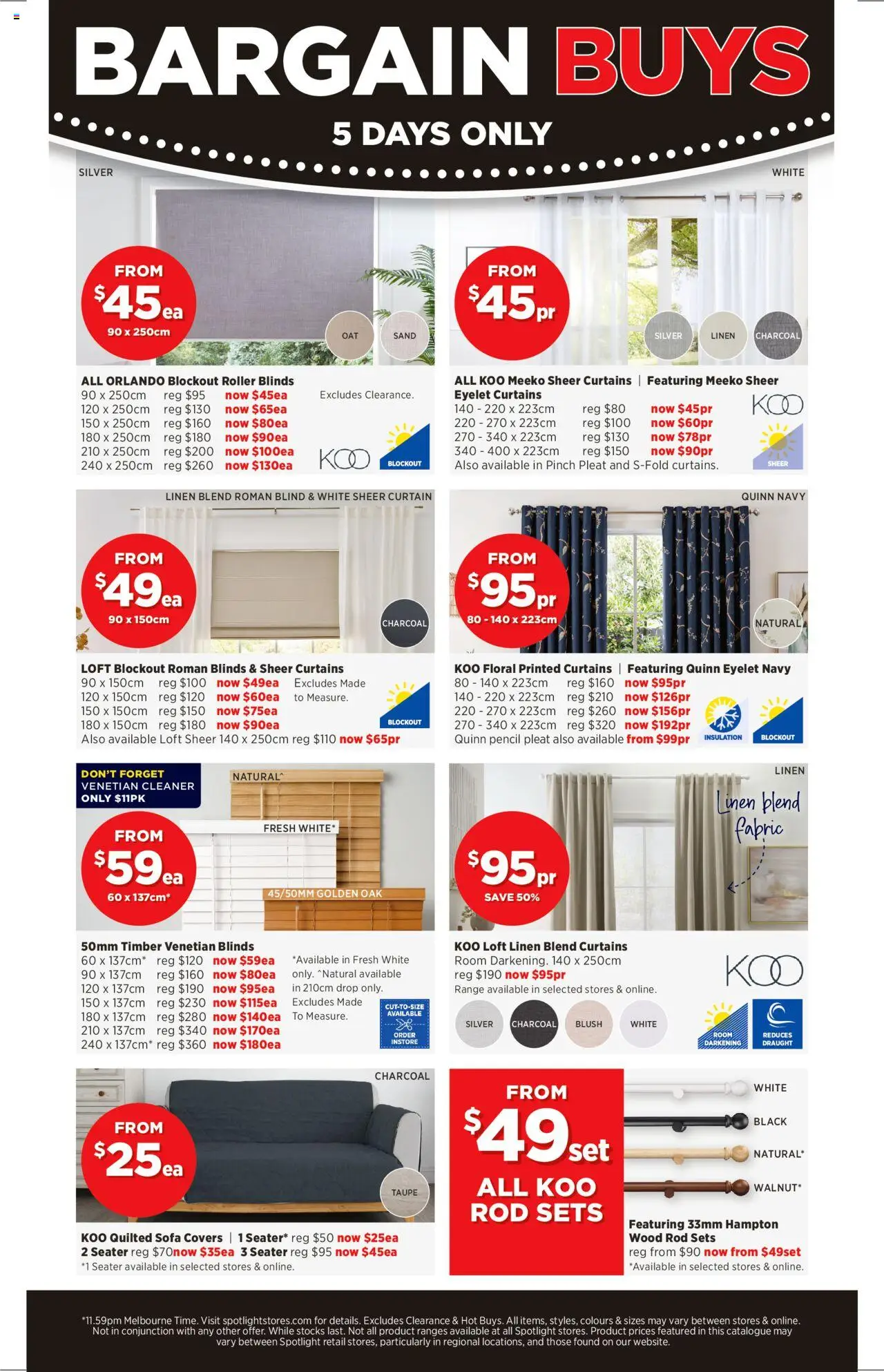 Spotlight catalogue - valid from 20.08.2025 | Page: 4 | Products: Curtain, Blinds, Cleaner, Wood