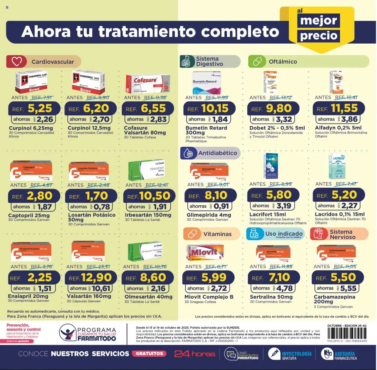 FarmaTodo revista - valida desde el 13.10.2025 | Página: 12 | Productos: Cadena, Vitaminas