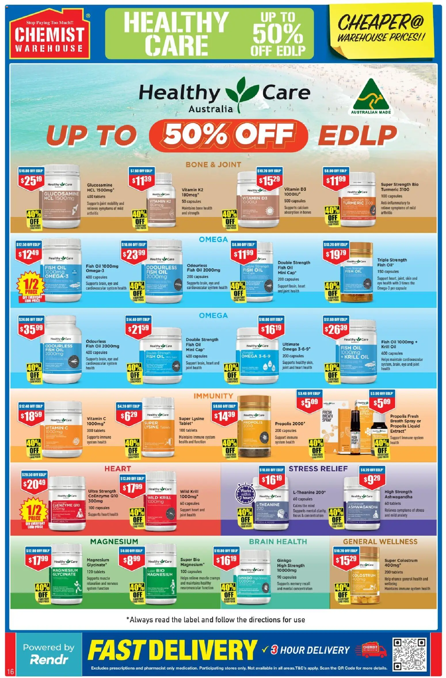 Chemist Warehouse catalogue - valid from 23.04.2026 | Page: 16 | Products: Oil, Bra, Cap, Fish oil