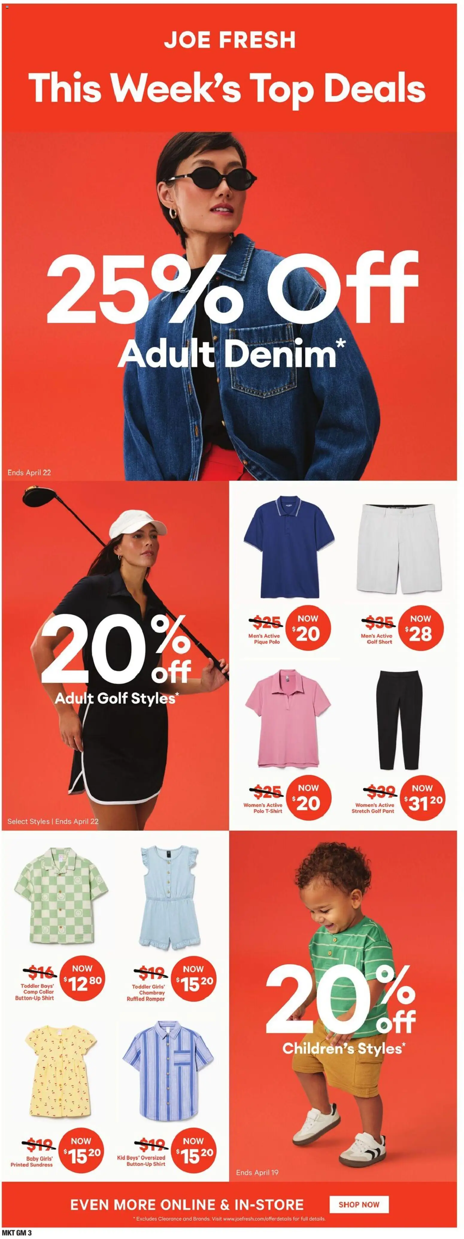 Loblaws flyer valid from 16.04.2026 | Page: 23 | Products: Shirt, Tshirt