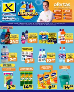 X Supermercados - Ofertas especiais de limpeza - Pré-Visualização do folheto da loja X Supermercados, válido de 20.10.2025