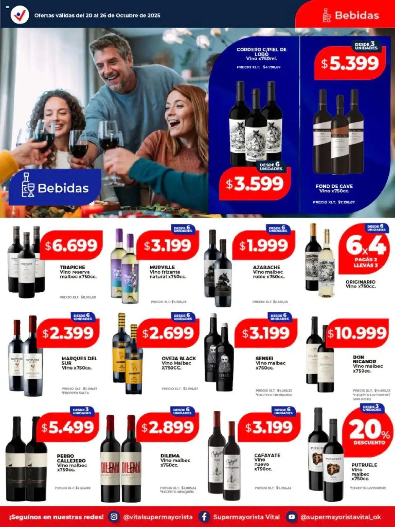 Vital - Ofertas │ válido desde el 20.10.2025 | Página: 20 | Productos: Vino