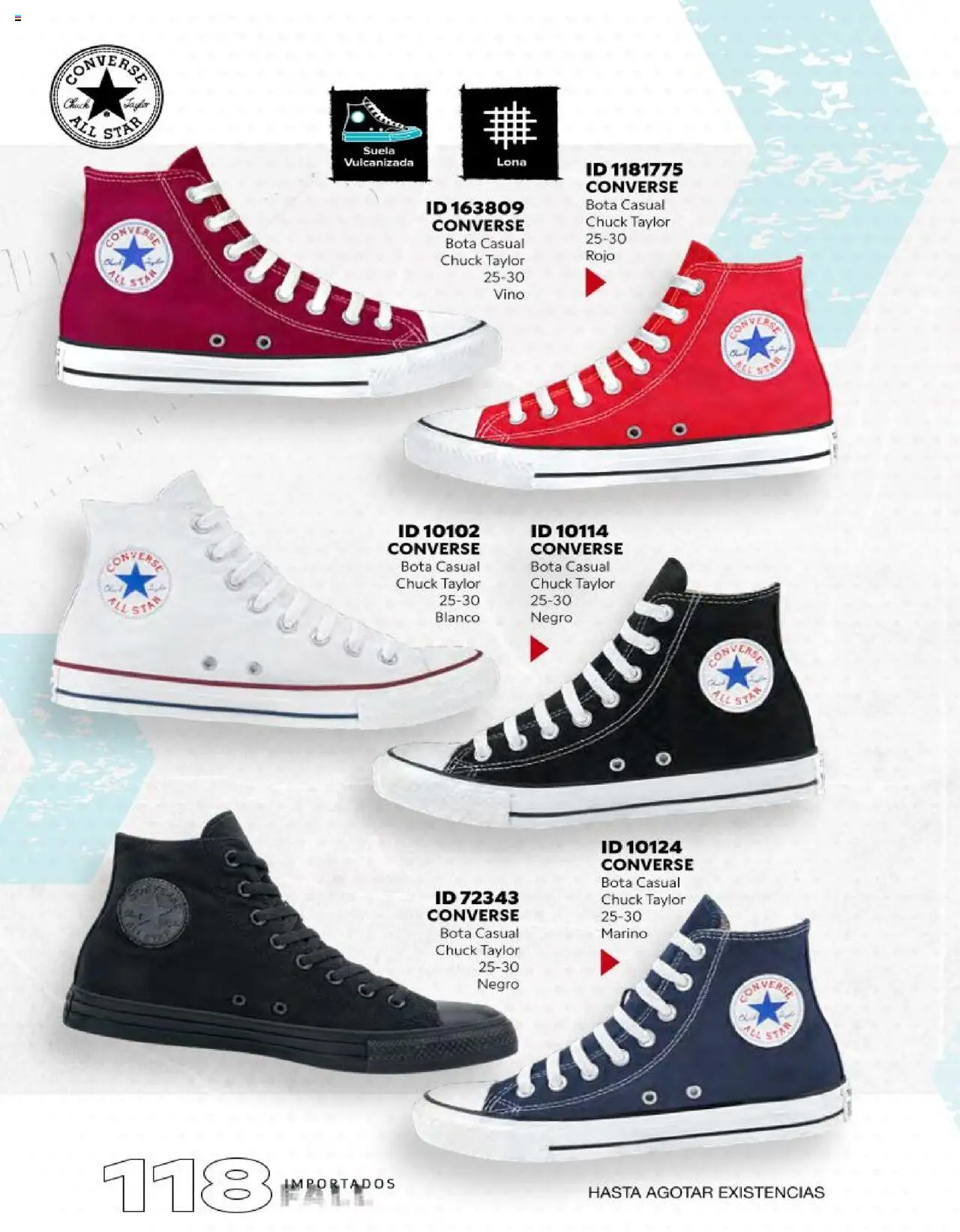Nuevas ofertas de Price Shoes válidas en toda la República Mexicana desde el 18.10.2025. ¡Encuentra las mejores ofertas en Price Shoes catálogo Fall Importados segunda! | Página: 118 | Productos: Lona