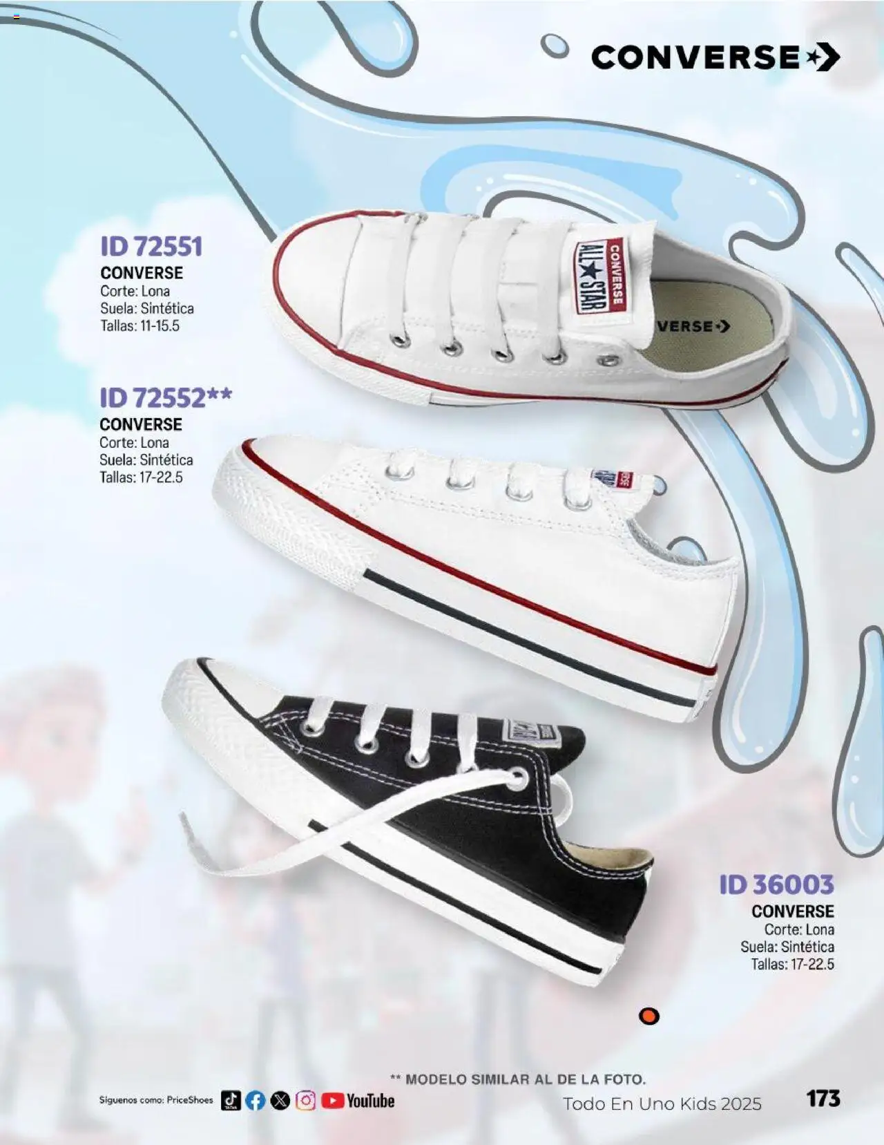 Nuevas ofertas de Price Shoes válidas en toda la República Mexicana desde el 23.04.2025. ¡Encuentra las mejores ofertas en Price Shoes catálogo Kids! | Página: 173 | Productos: Lona