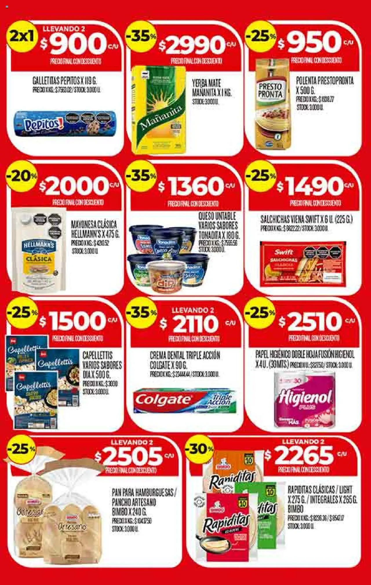 Supermercado DIA Ofertas │ válido desde el 06.08.2025 | Página: 3 | Productos: Mate, Yerba, Mayonesa, Crema