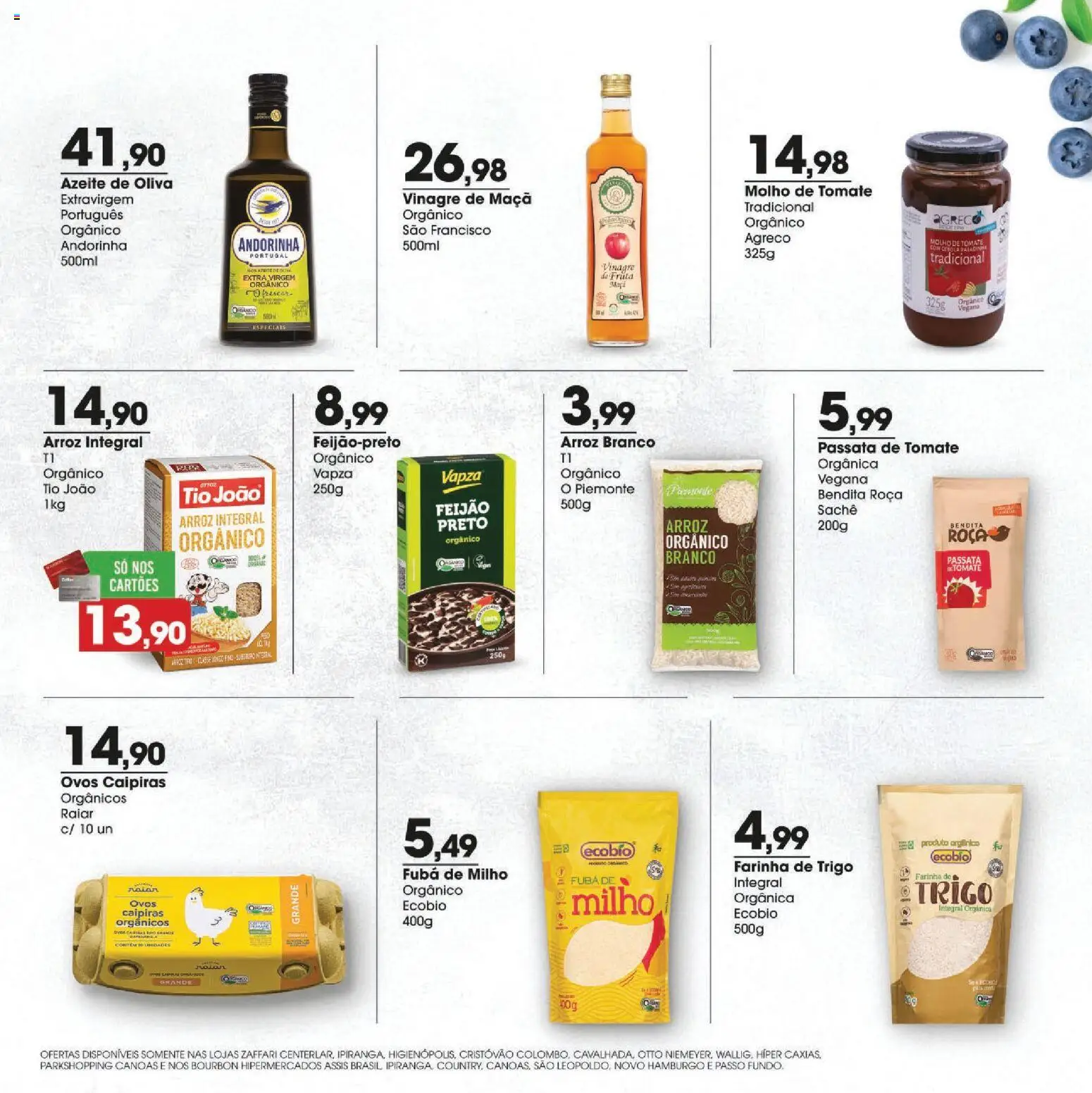 Zaffari Folheto - válido de 06.02.2026 | Página: 3 | Produtos: Molho de tomate, Fubá, Ovos, Bourbon