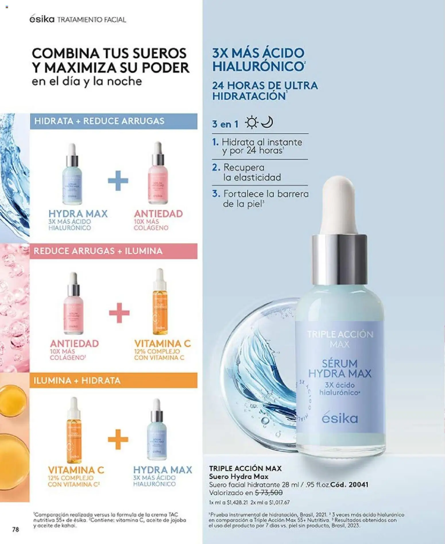 Ésika revista - valida desde el 01.02.2026 | Página: 78 | Productos: Crema, Serum, Aceite