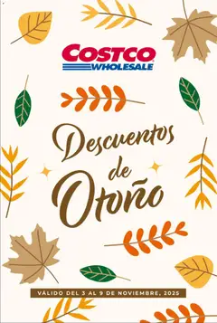 Vista previa de Costco catálogo Descuentos de Otoño, nuevo folleto de la tienda, válido en México a partir del 03.11.2025