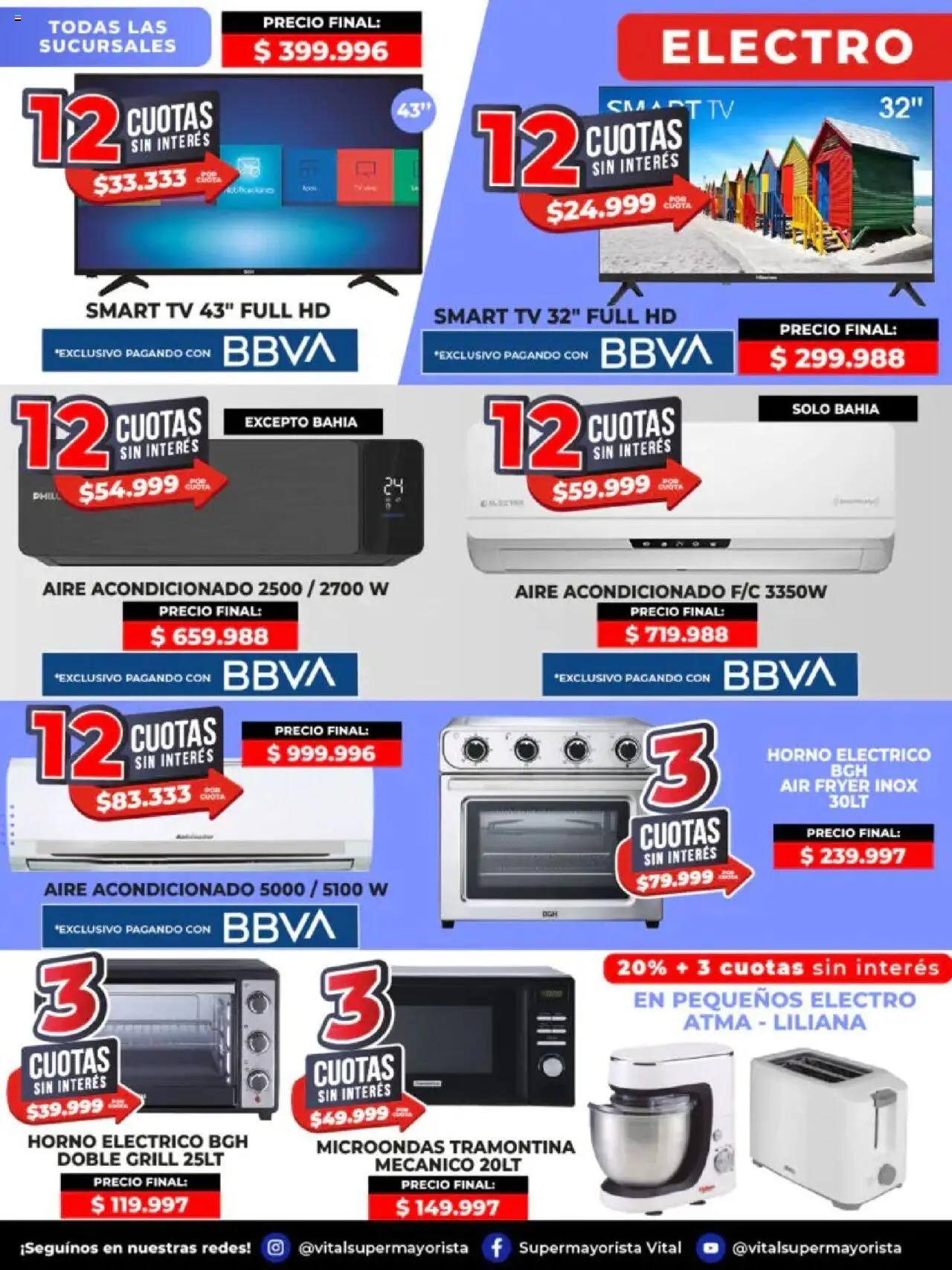 Vital - Especial de nonfood │ válido desde el 15.09.2025 | Página: 2 | Productos: Horno, Aire acondicionado, Microondas, Horno eléctrico
