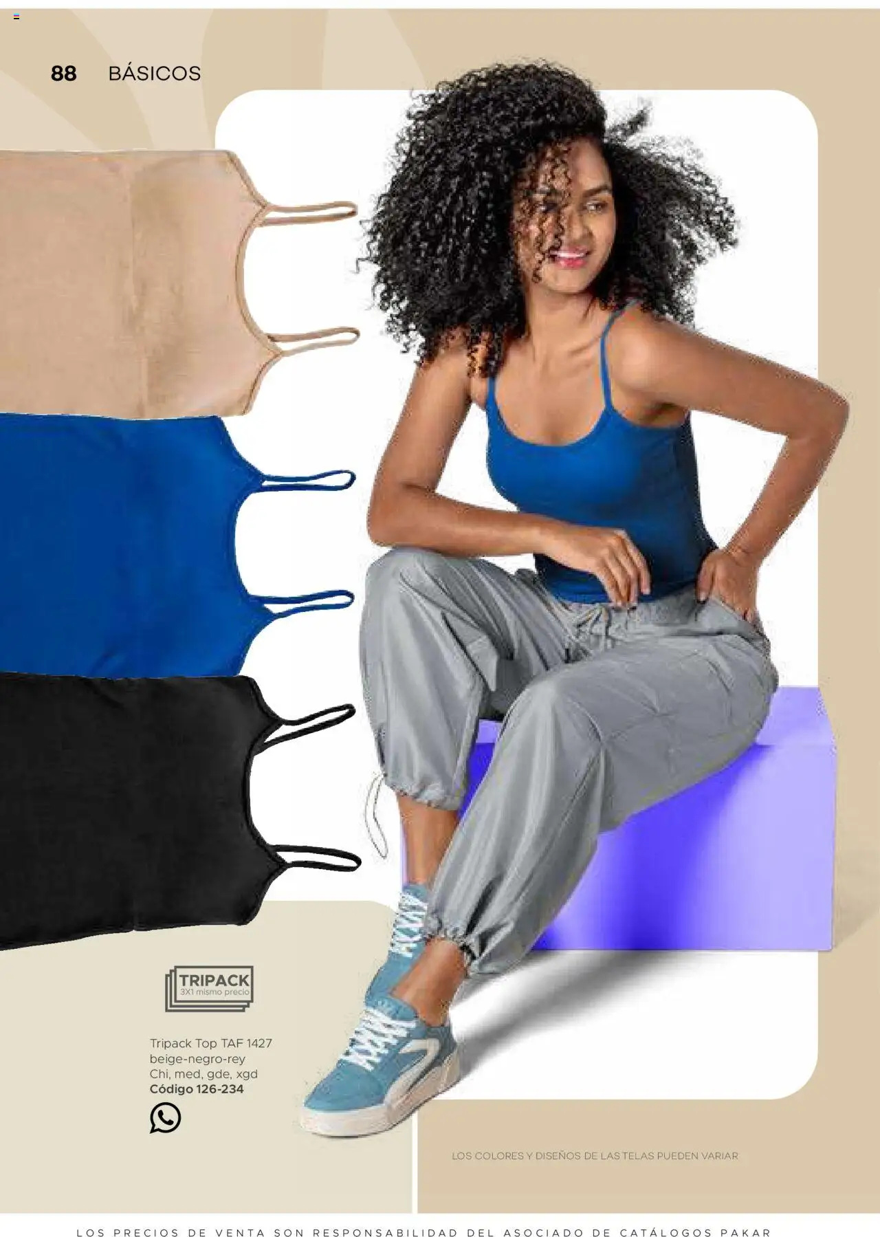 Nuevas ofertas de SC Pakar válidas en toda la República Mexicana desde el 31.01.2025. ¡Encuentra las mejores ofertas en SC Pakar catálogo Ropa! | Página: 88 | Productos: Top