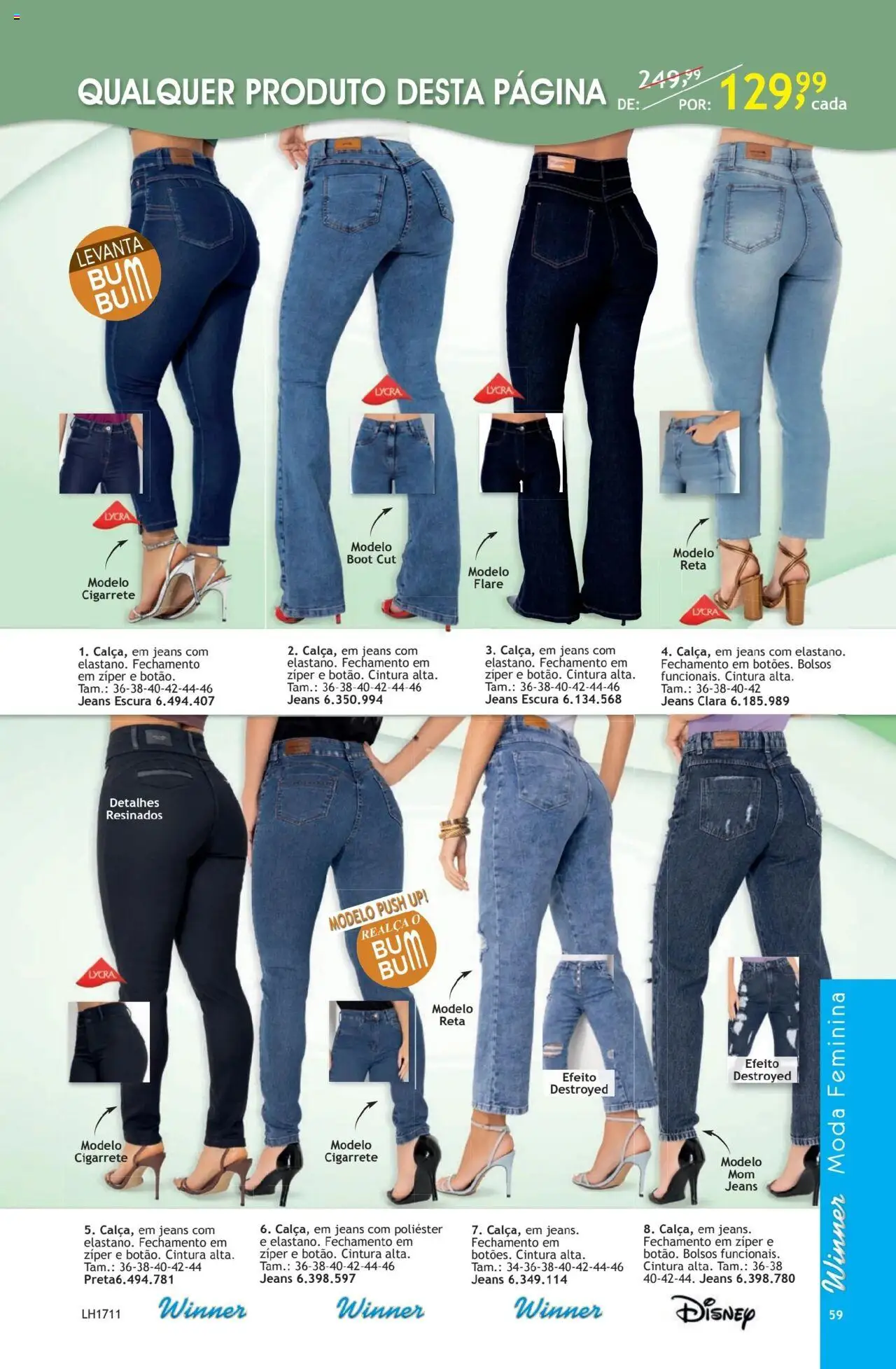 Quatro Estações Folheto - válido de 01.10.2025 | Página: 59 | Produtos: Jeans