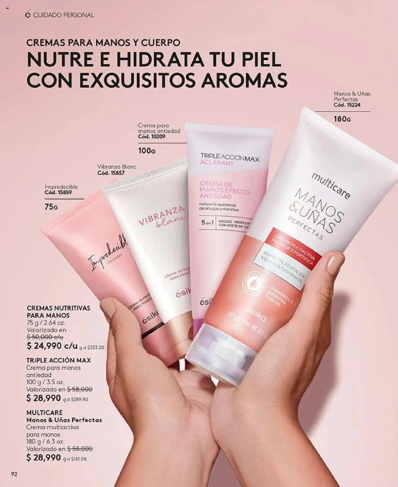 Ésika revista - valida desde el 16.06.2025 | Página: 92 | Productos: Crema, Vitaminas, Aceite