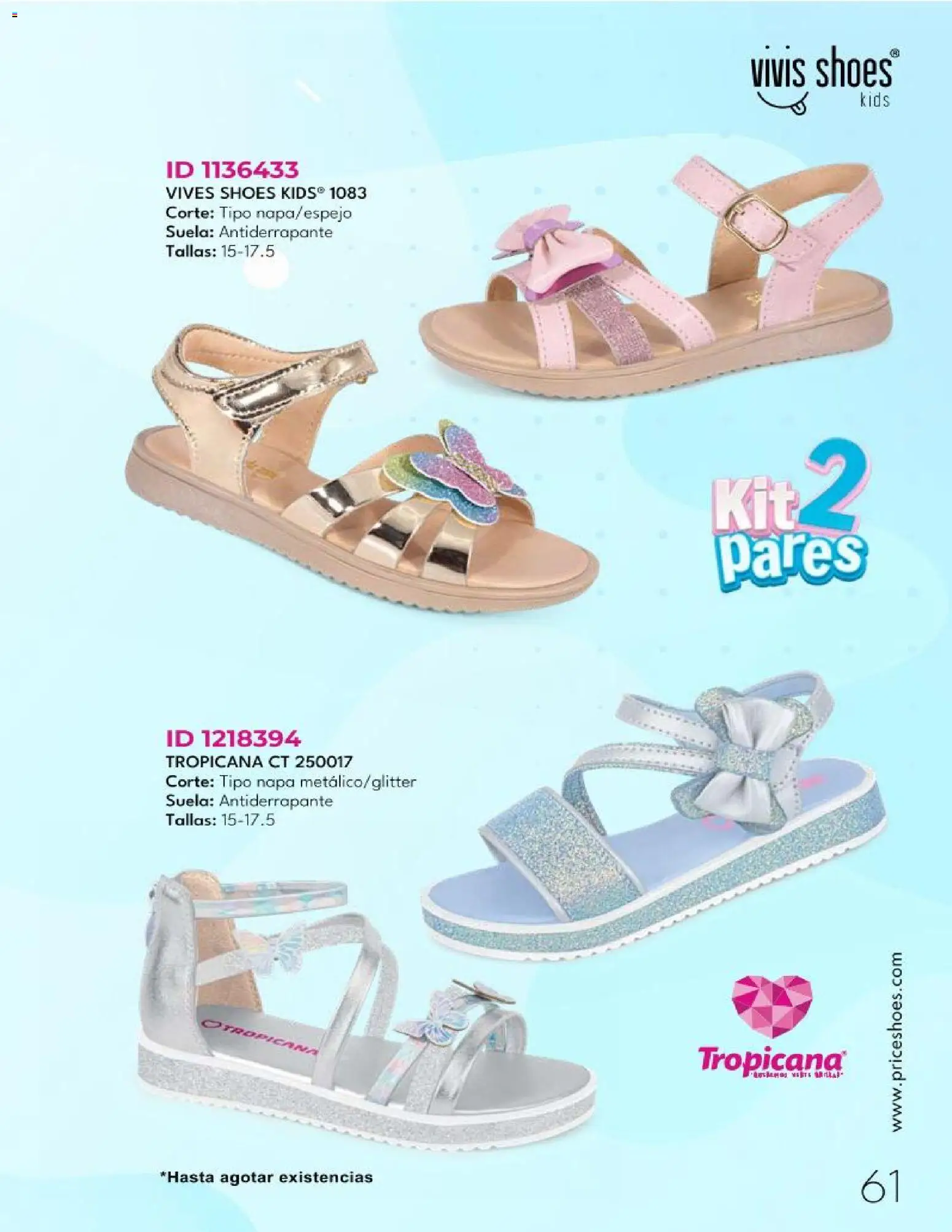 Nuevas ofertas de Price Shoes válidas en toda la República Mexicana desde el 06.12.2025. ¡Encuentra las mejores ofertas en Price Shoes catálogo Bebés! | Página: 61