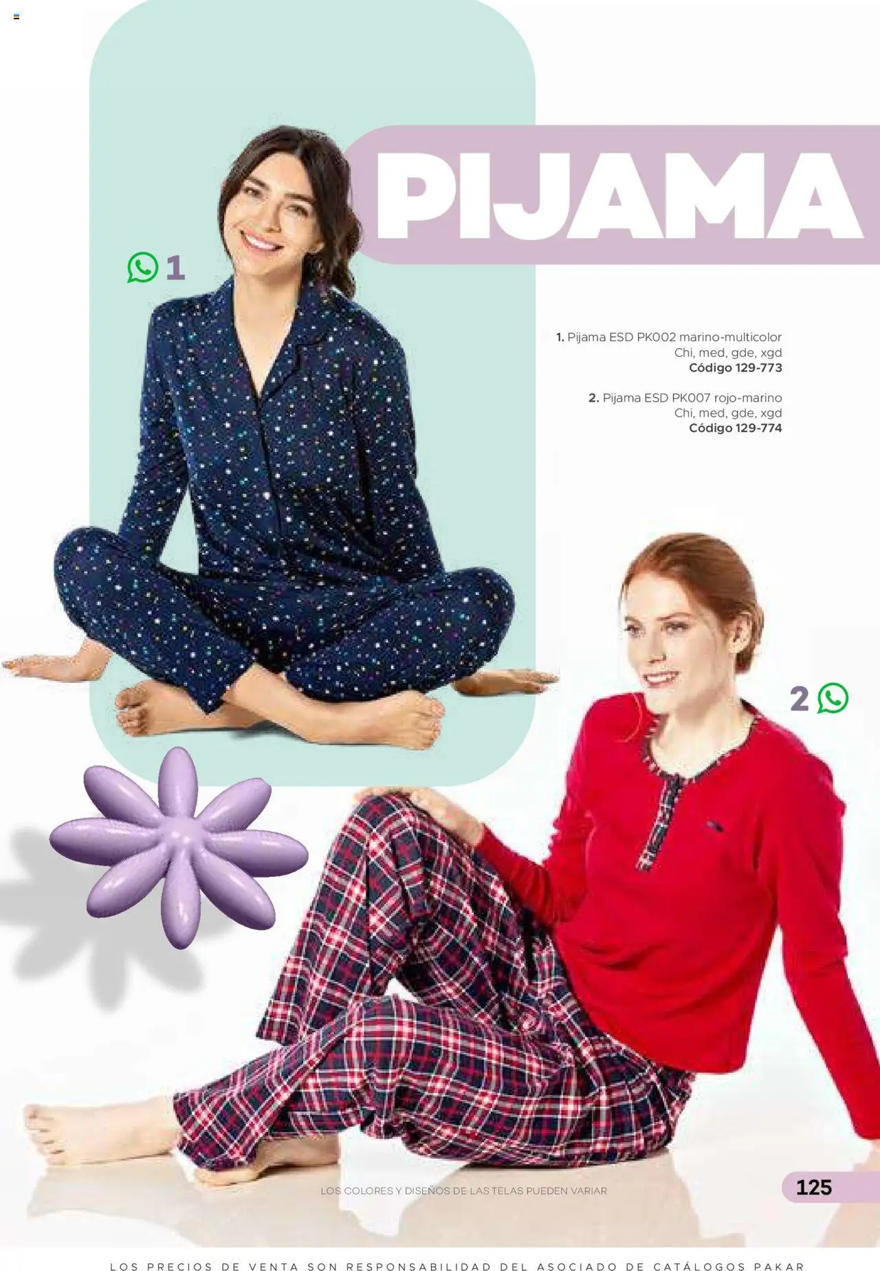Nuevas ofertas de SC Pakar válidas en toda la República Mexicana desde el 31.01.2025. ¡Encuentra las mejores ofertas en SC Pakar catálogo Ropa! | Página: 125 | Productos: Pijama