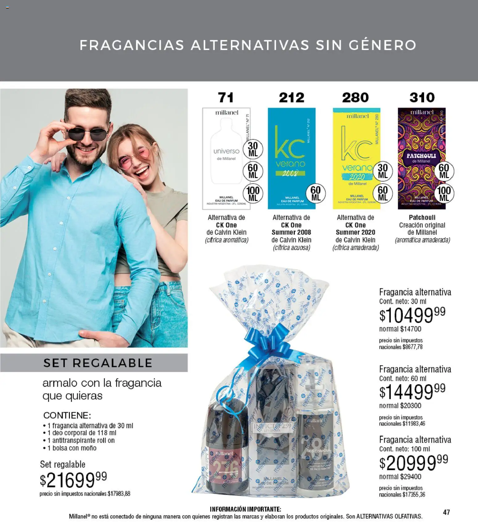 Millanel - Catálogo │ válido desde el 30.03.2026 | Página: 47 | Productos: Bolsa, Moño, Fragancia, Antitranspirante