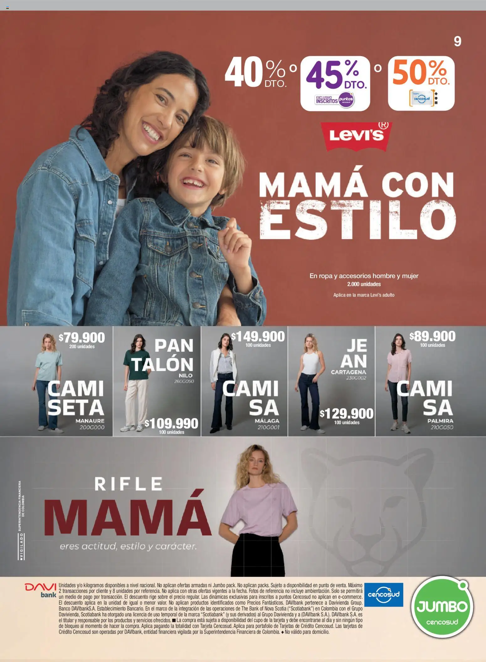 Jumbo revista - valida desde el 23.04.2026 | Página: 9 | Productos: Banco, Sobre, Ropa