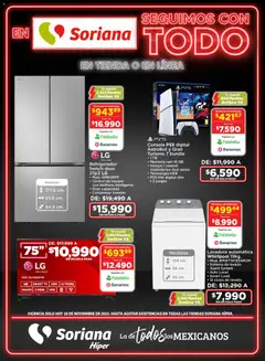 Vista previa de Soriana - Seguimos con Todo Súper Nacional, nuevo folleto de la tienda, válido en México a partir del 18.11.2025