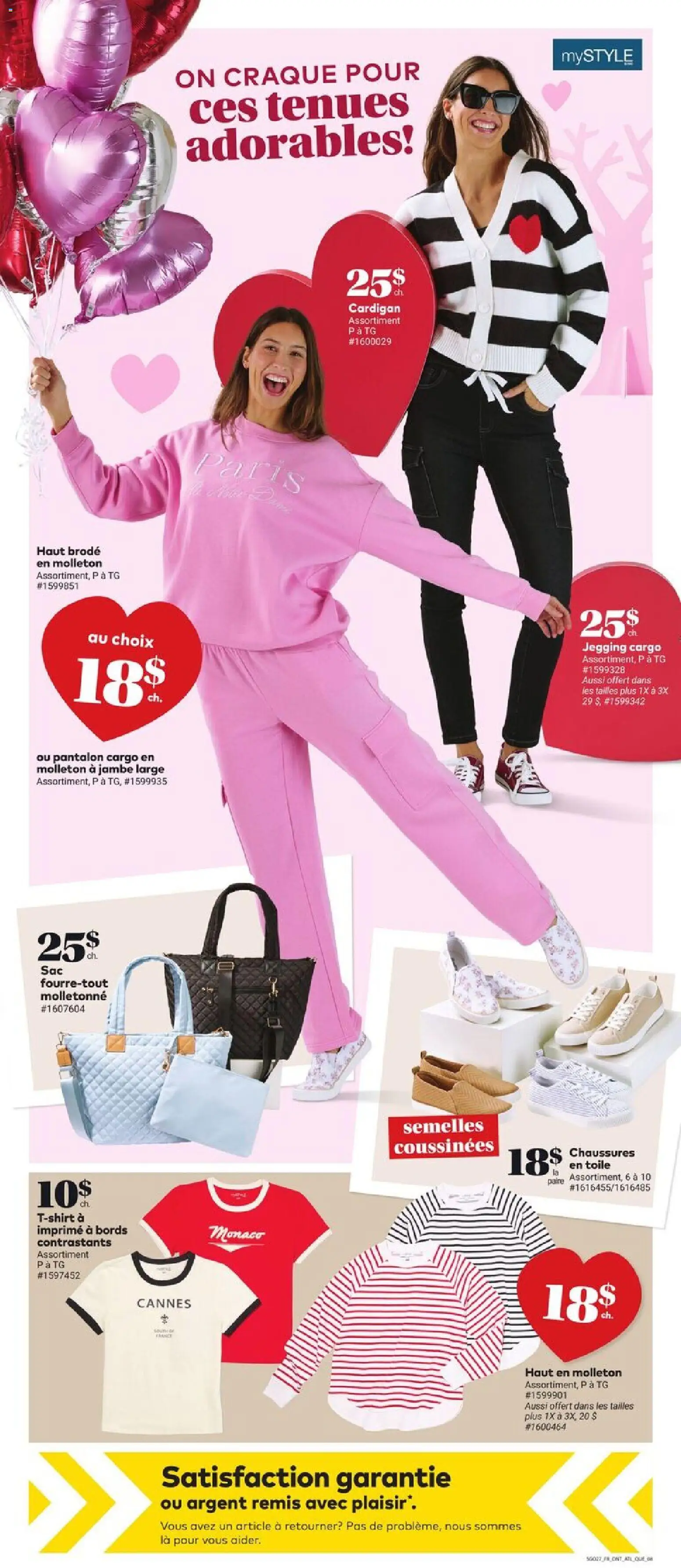 Giant Tiger flyer valid from 04.02.2026 | Page: 10 | Products: Cardigan, Shoes, T-shirt, Tshirt