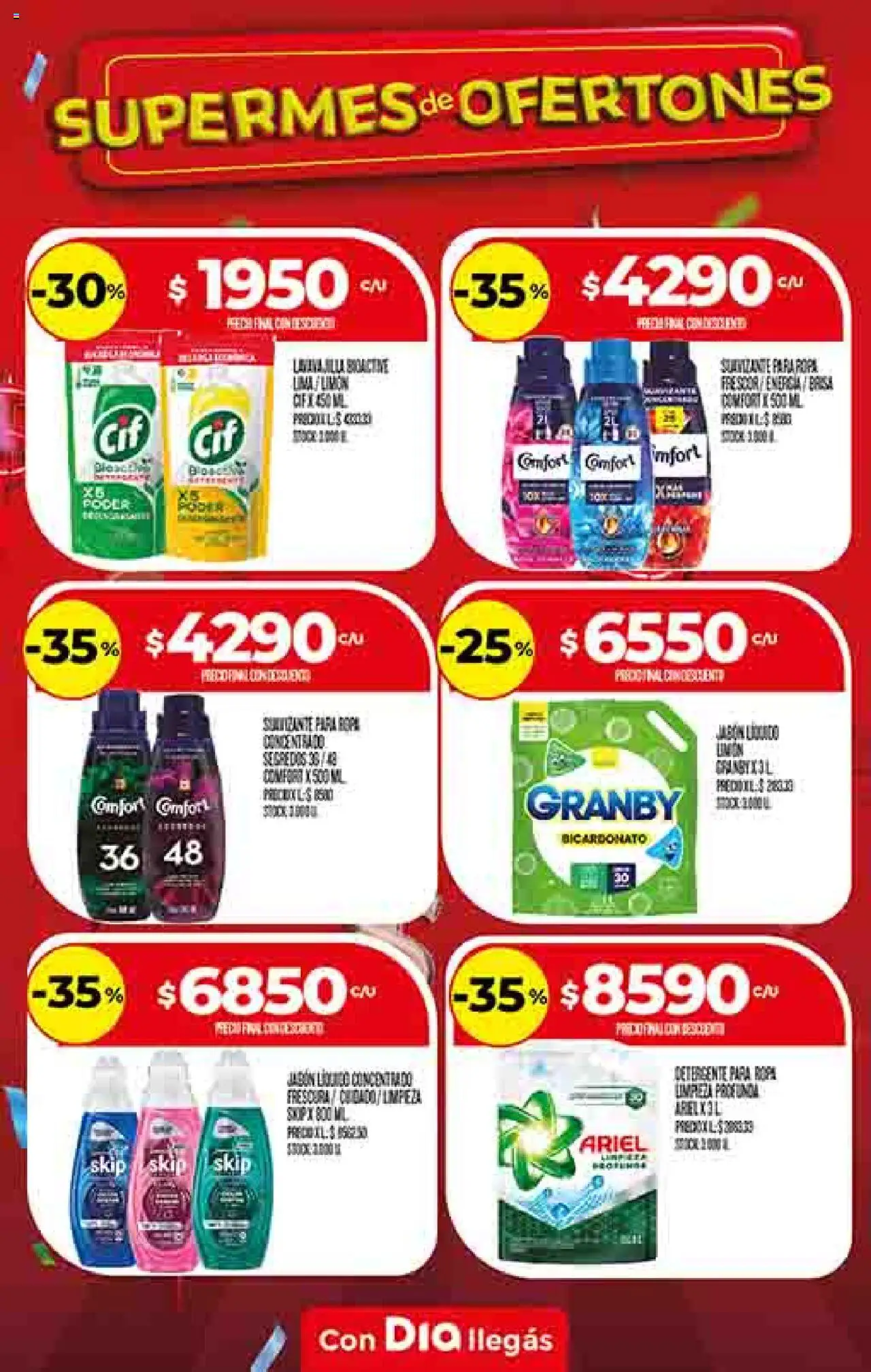 Supermercado DIA Ofertas │ válido desde el 01.10.2025 | Página: 24 | Productos: Jabón, Detergente, Ropa, Suavizante