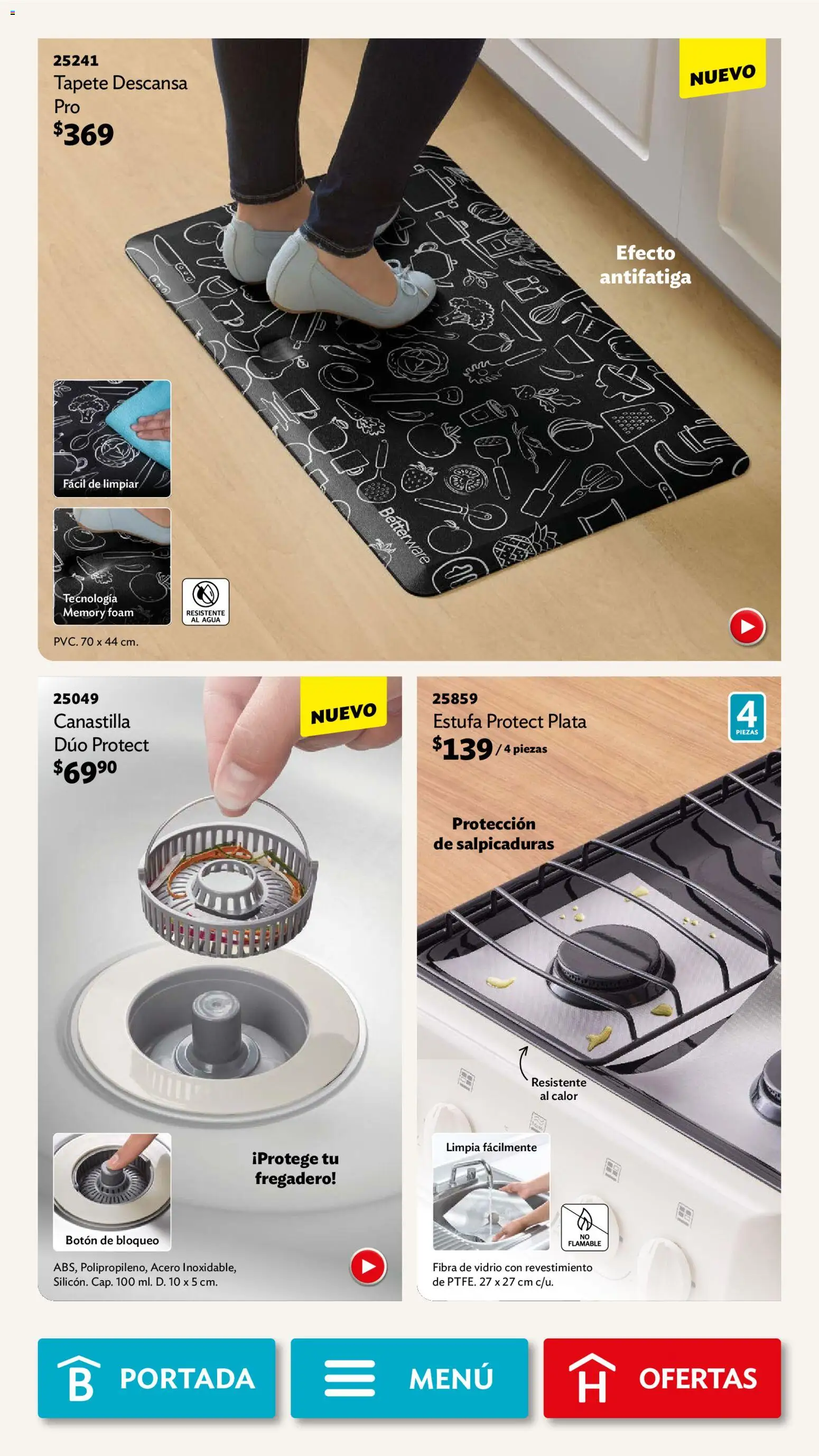 Nuevas ofertas de Betterware válidas en toda la República Mexicana desde el 03.11.2025. ¡Encuentra las mejores ofertas en Betterware campaña 11 2025! | Página: 58 | Productos: Agua, Tapete