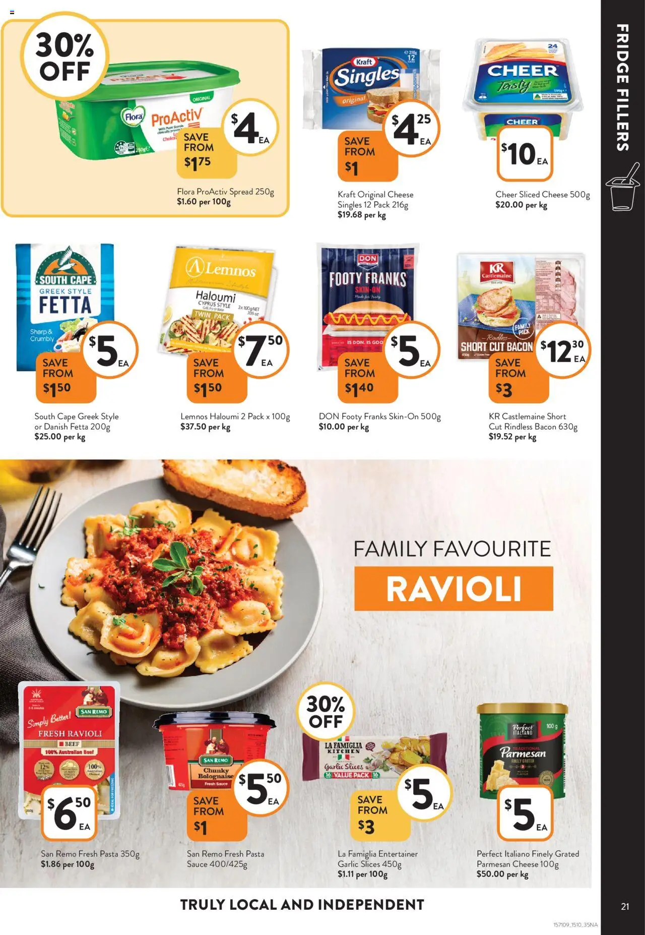 Foodworks catalogue - valid from 15.10.2025 | Page: 21 | Products: Bacon, Cheese, Beef, Fridge