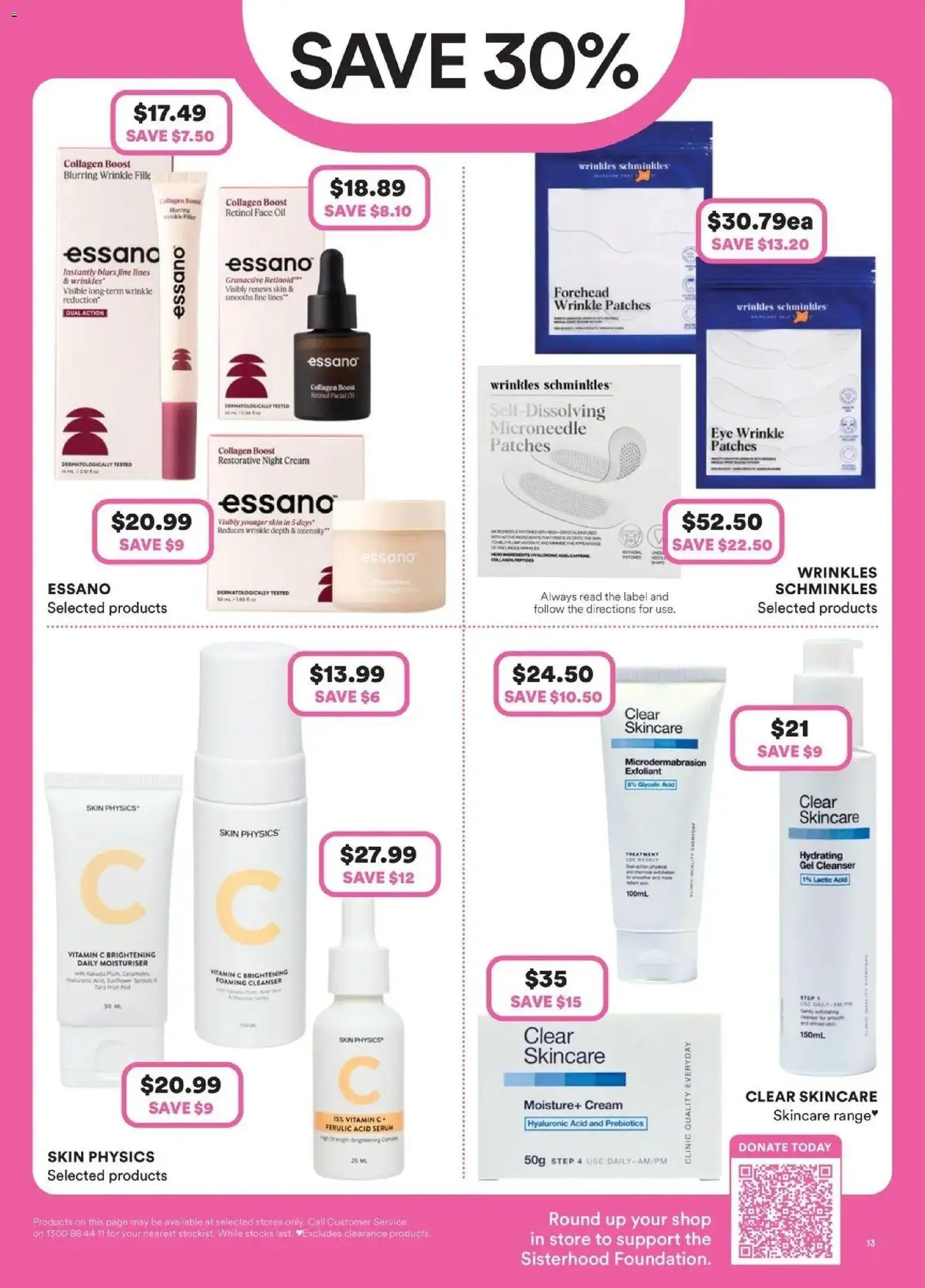 Priceline Pharmacy catalogue - valid from 23.04.2026 | Page: 13 | Products: Cream, Collagen, Night cream, Vitamin