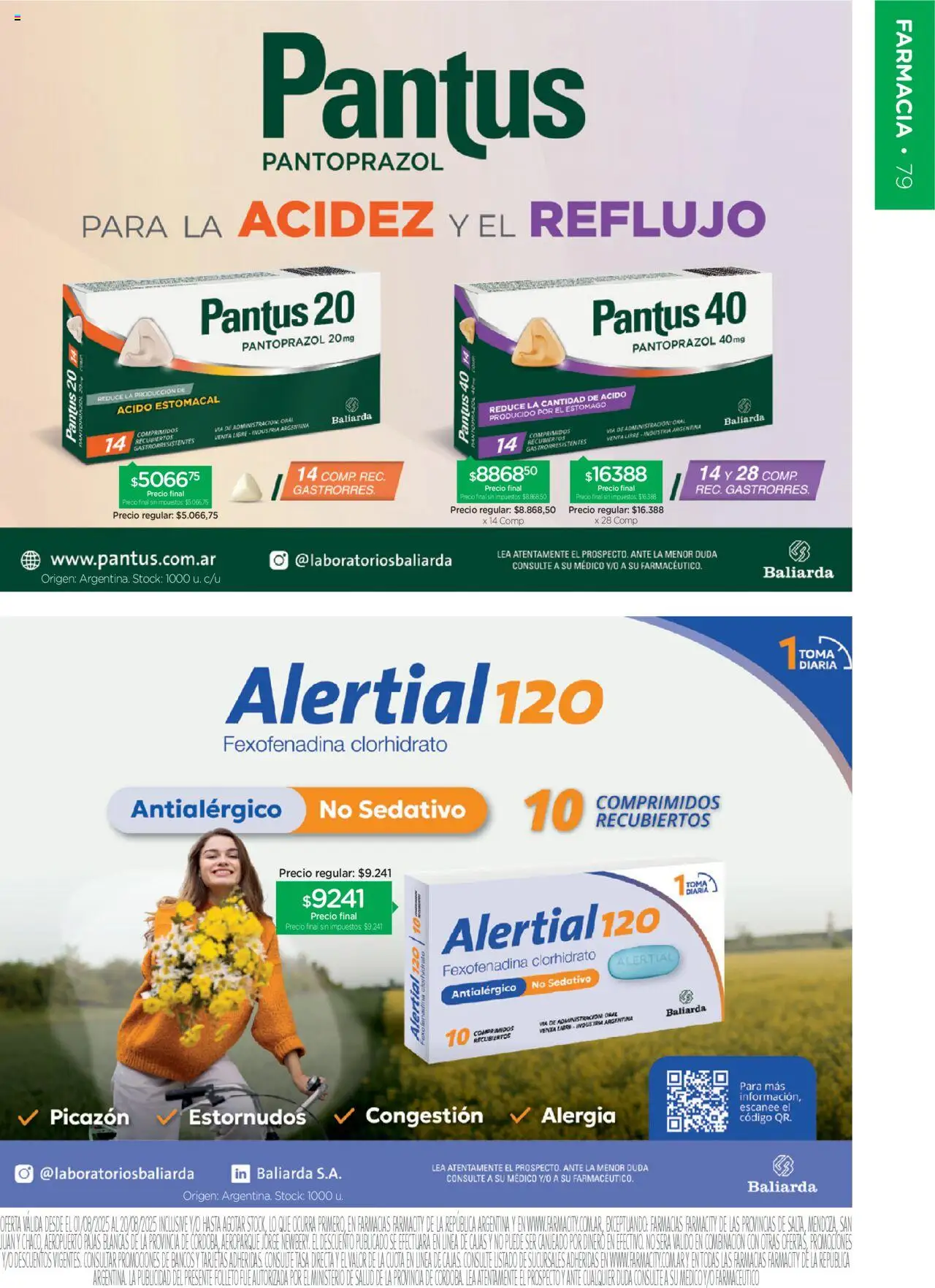 Farmacity catálogo │ válido desde el 01.08.2025 | Página: 79 | Productos: Banco