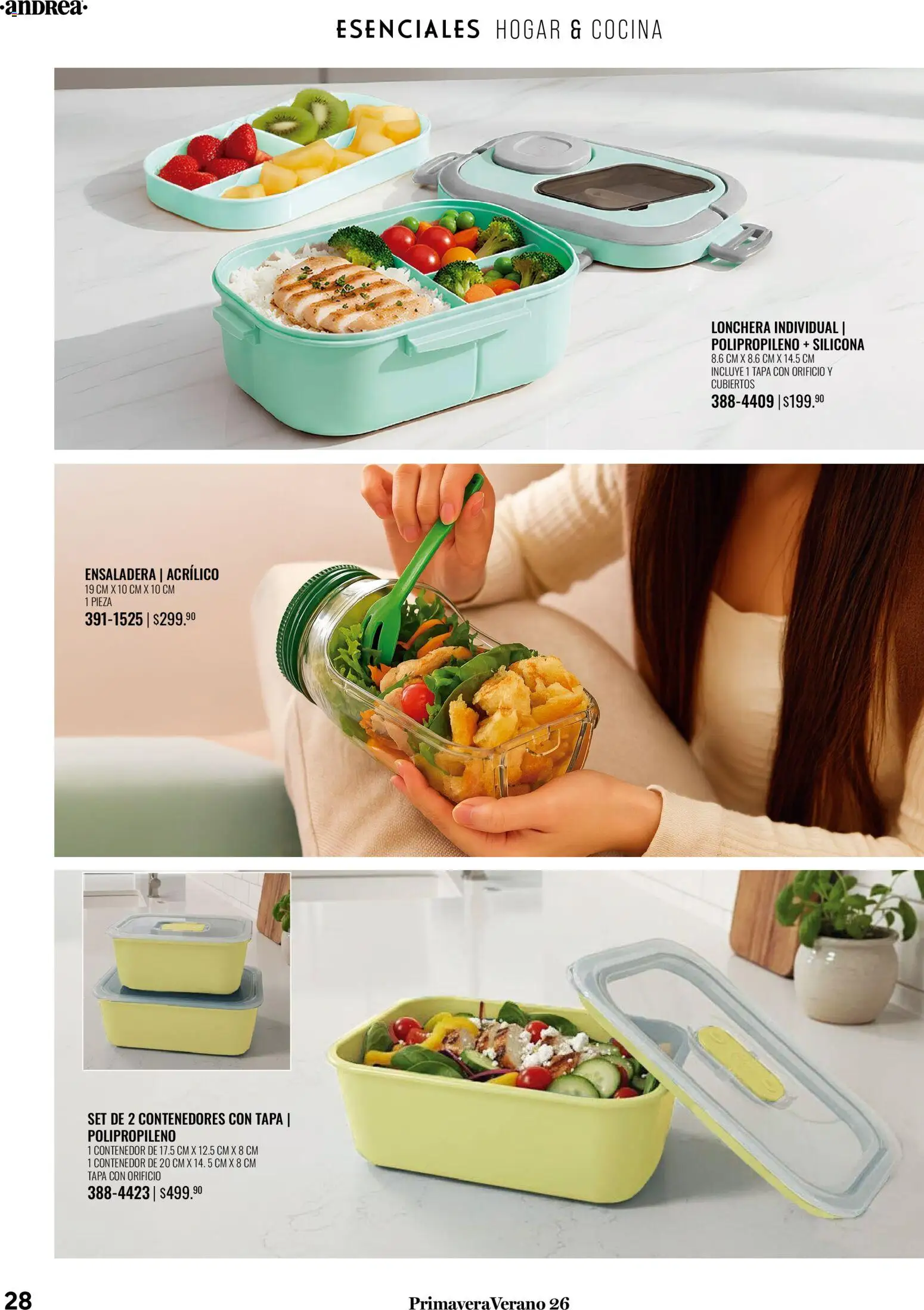 Nuevas ofertas de Andrea válidas en toda la República Mexicana desde el 25.01.2026. ¡Encuentra las mejores ofertas en Andrea catálogo Tu hogar esta primavera! | Página: 28