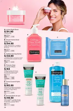 Vista previa de folleto Leonisa - Aliados Leonisa de la Leonisa válido desde 23.10.2025 | Página: 26 | Productos: Máscara, Desmaquillante de ojos, Peso, Maquillaje