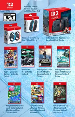 Preview of GameStop weekly ads valid from 01.11.2025 | Page: 8 | Products: Switch, Tv, Game, Nintendo