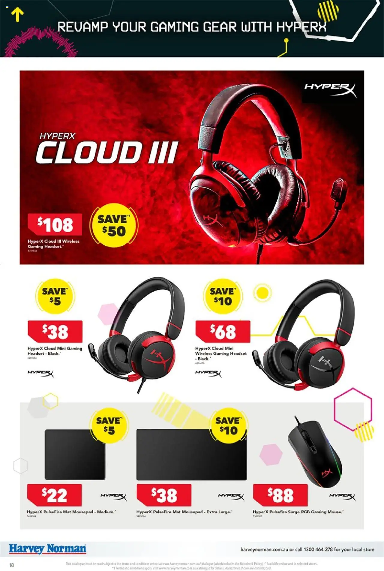 Harvey Norman catalogue - valid from 10.10.2025 | Page: 18 | Products: Accessories, Headset, Mousepad