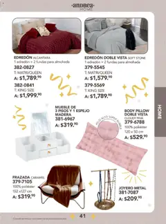Nuevas ofertas de Andrea válidas en toda la República Mexicana desde el 24.08.2025. ¡Encuentra las mejores ofertas en Andrea - Catálogo Fiestas y Celebraciones! | Página: 41