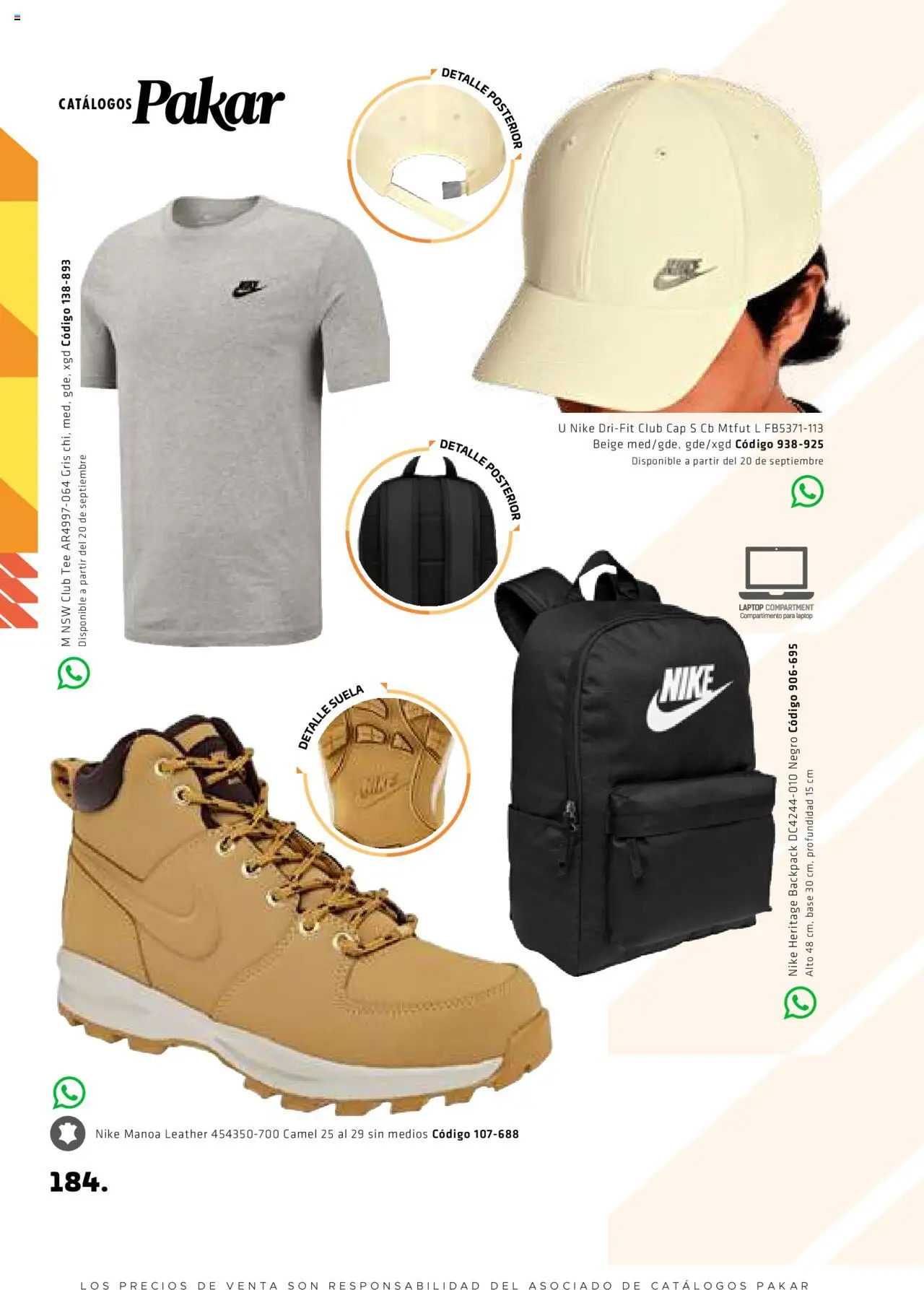 Nuevas ofertas de SC Pakar válidas en toda la República Mexicana desde el 29.08.2025. ¡Encuentra las mejores ofertas en SC Pakar - Catálogo Otoño Men Tomo 1! | Página: 184
