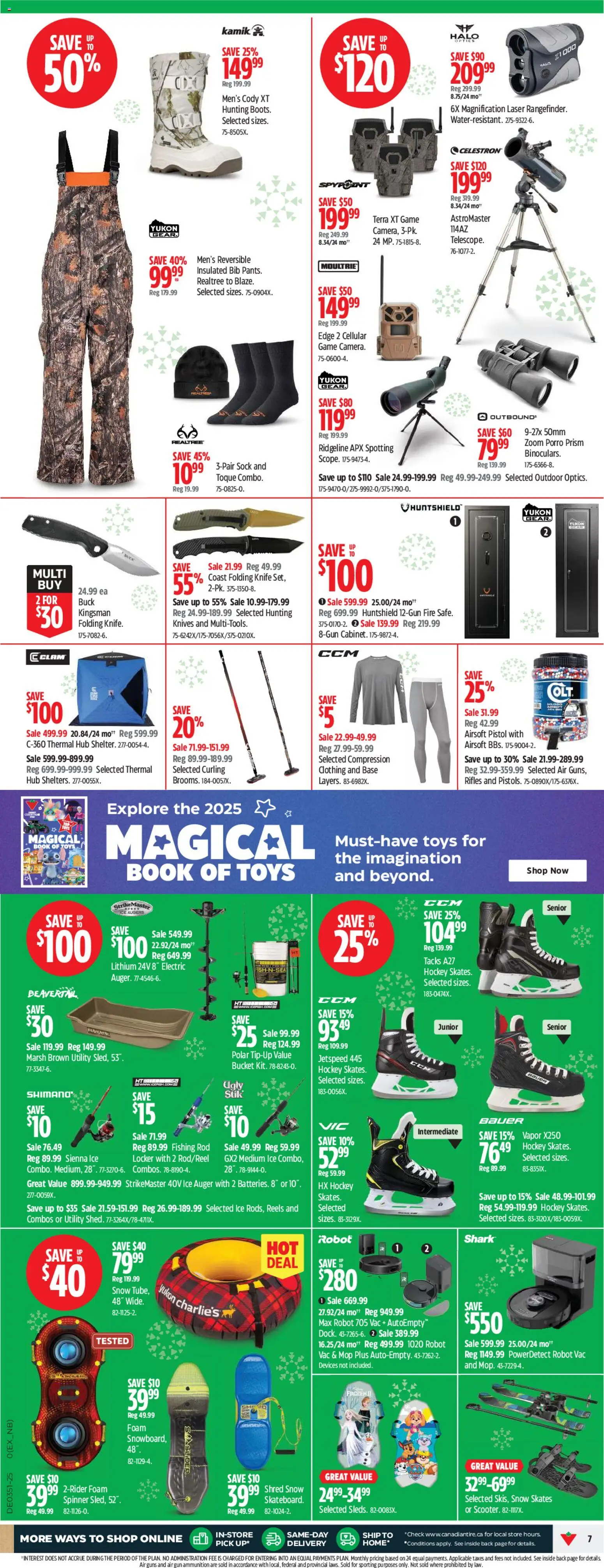 Canadian Tire flyer valid from 11.12.2025 | Page: 9 | Products: Game, Robot
