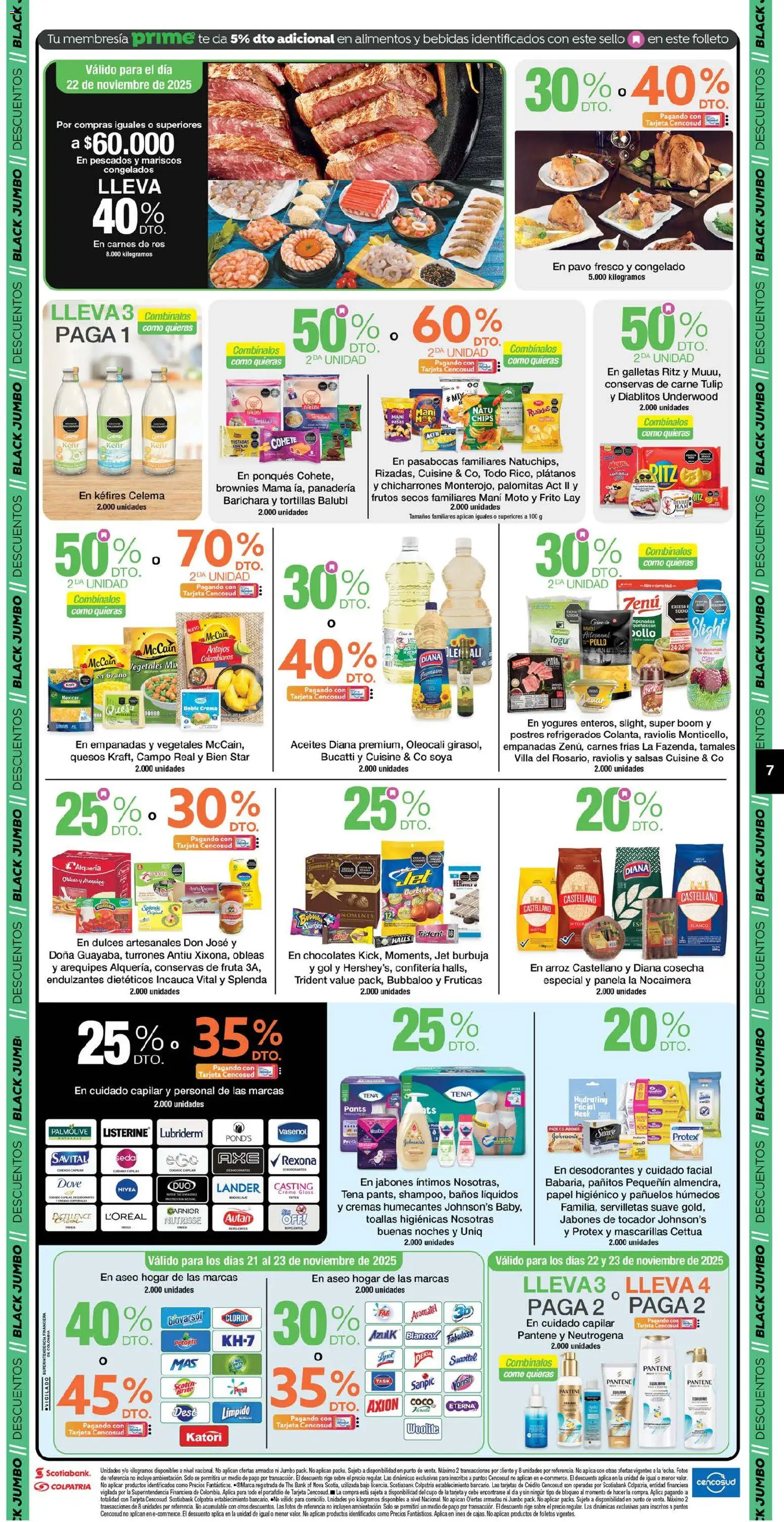 Jumbo revista - valida desde el 20.11.2025 | Página: 7 | Productos: Galletas, Panadería, Mani, Yogur