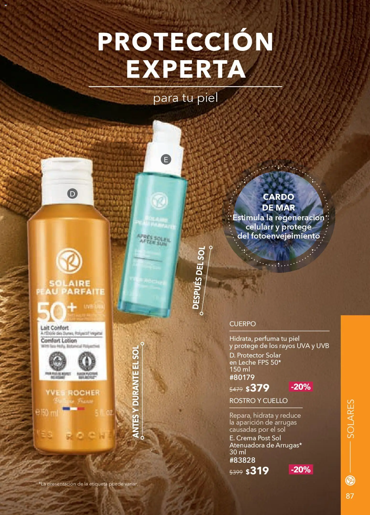 Nuevas ofertas de Yves Rocher válidas en toda la República Mexicana desde el 20.01.2026. ¡Encuentra las mejores ofertas en Yves Rocher campaña 2 2026! | Página: 92 | Productos: Crema, Leche, Uva, Protector solar