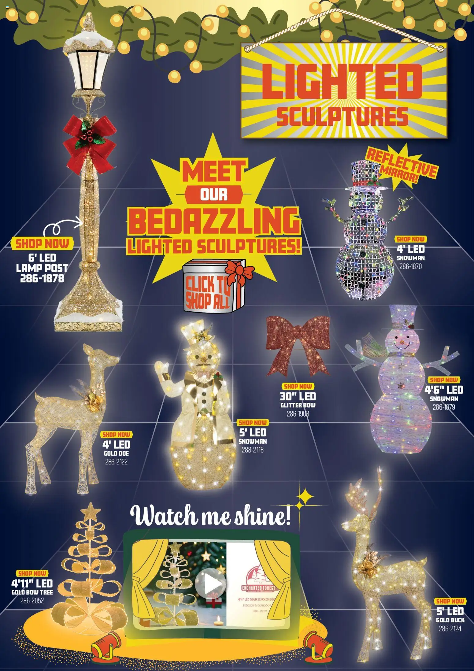 Menards Holiday Vibe Guide - valid from 06.11.2025 | Page: 2 | Products: Lamp, Bow, Watch