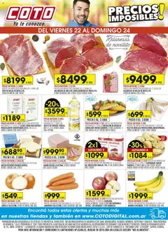 Vista previa Coto Precios Imposibles válido desde el 22.08.2025
