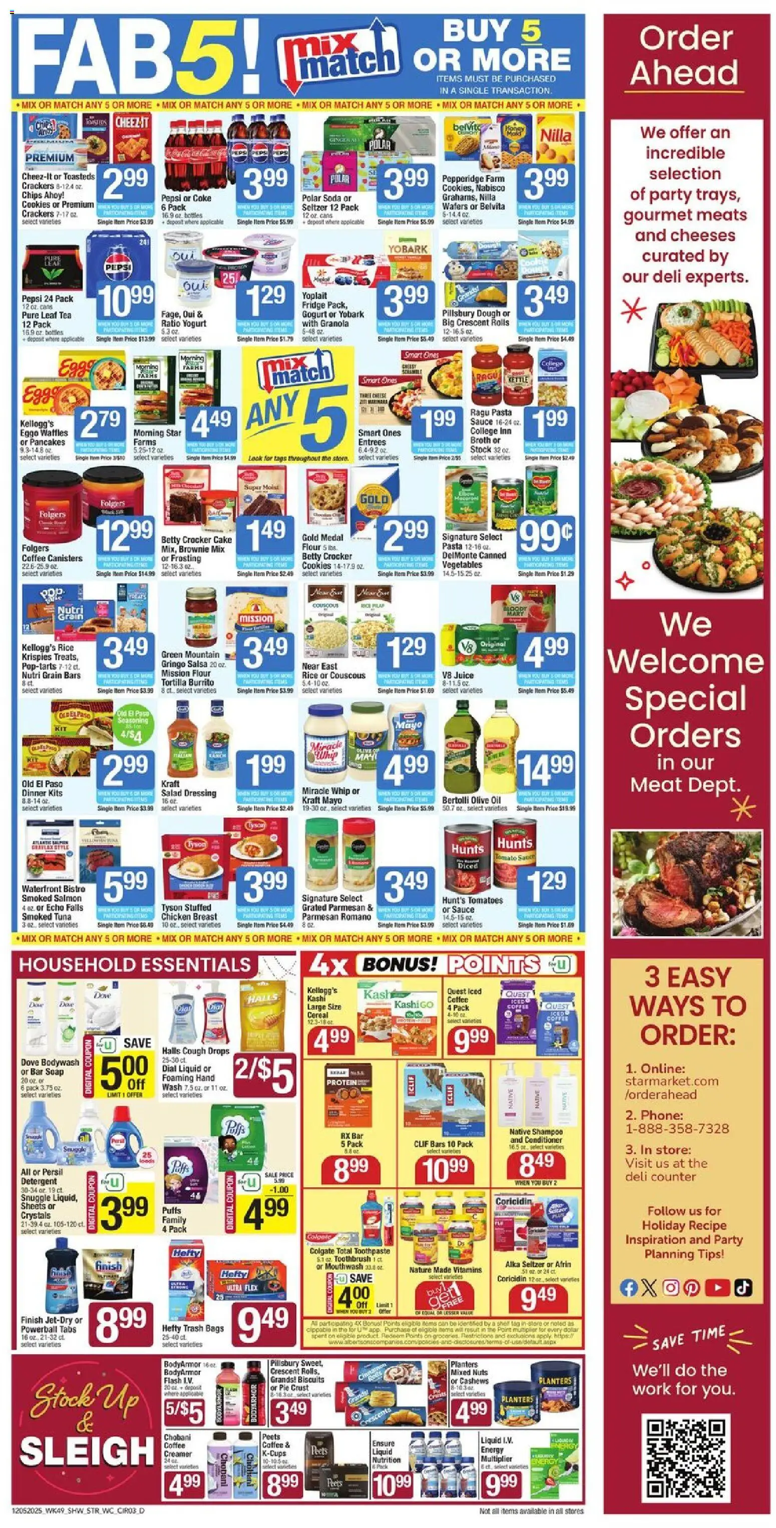 Star Market Weekly Ad - valid from 05.12.2025 | Page: 3 | Products: Yogurt, Soap, Tomatoes, Toothbrush