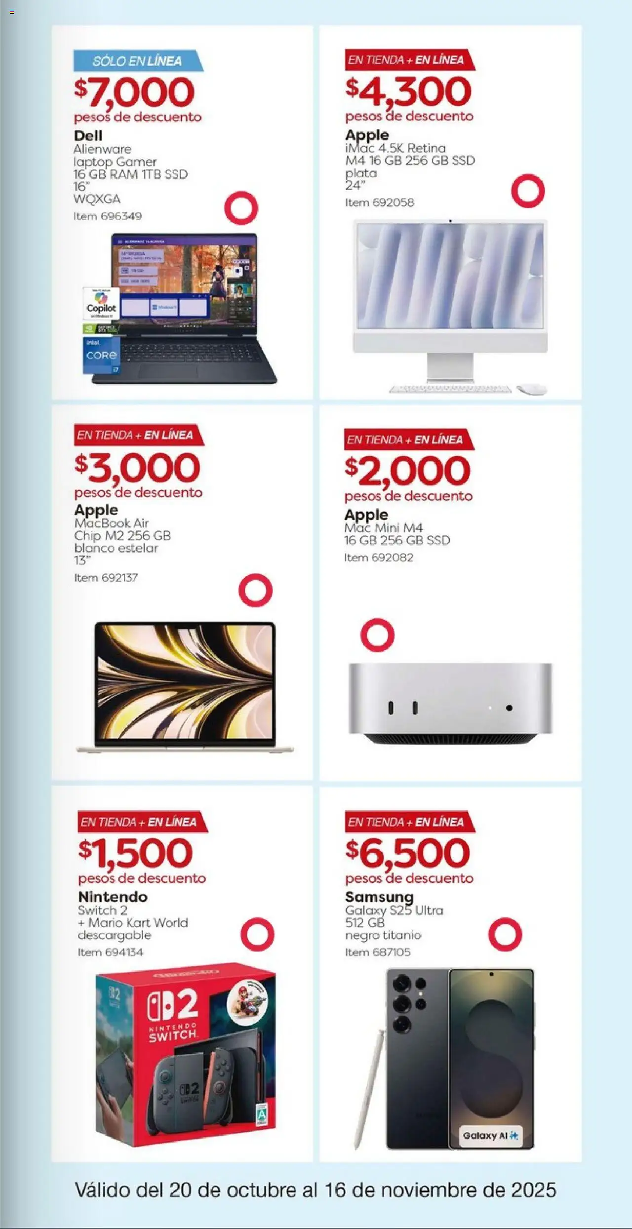 Nuevas ofertas de Costco válidas en toda la República Mexicana desde el 20.10.2025. ¡Encuentra las mejores ofertas en Costco catálogo! | Página: 7 | Productos: Smartphone