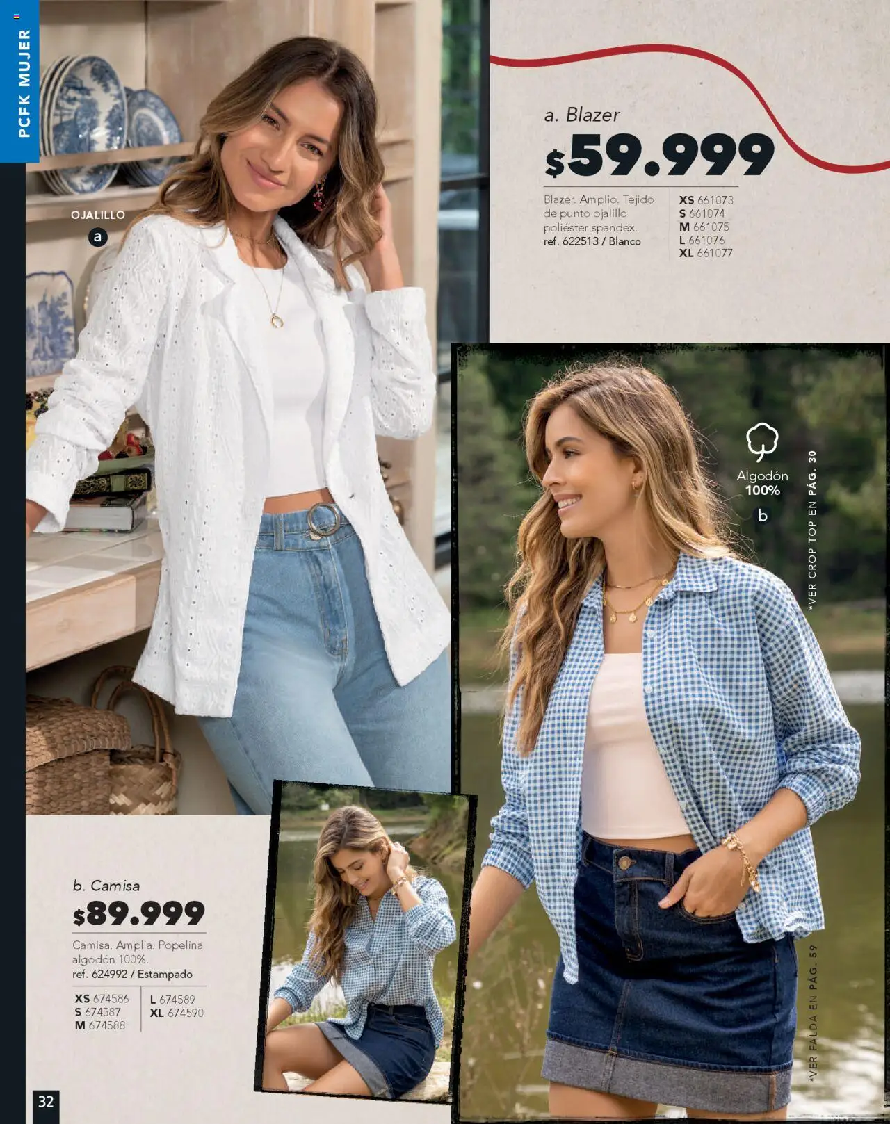 Pacifika revista - valida desde el 01.08.2025 | Página: 37 | Productos: Falda, Blazer, Top, Camisa
