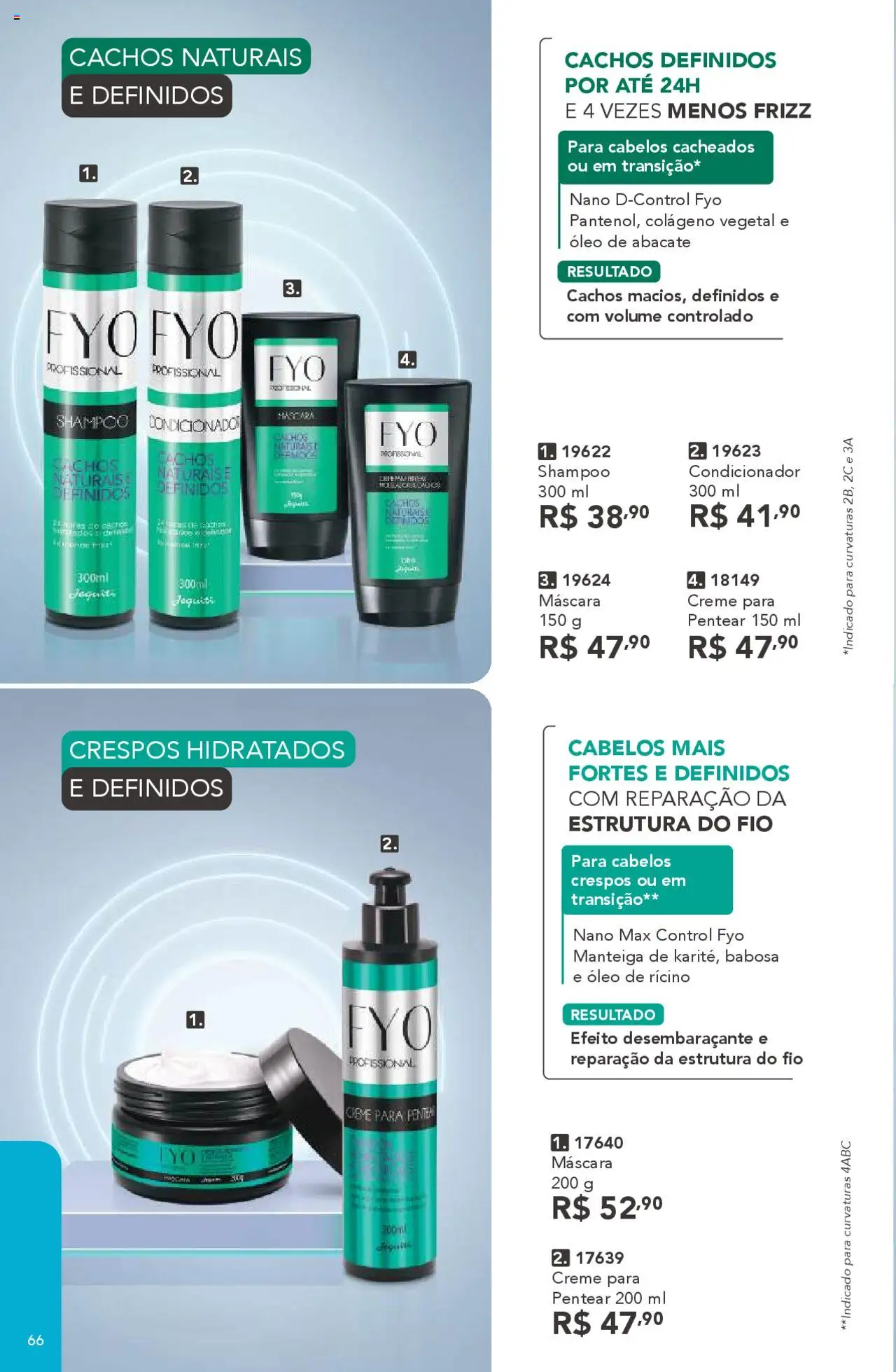 Jequiti Folheto - válido de 03.10.2025 | Página: 66 | Produtos: Colágeno, Óleo, Creme, Creme para pentear