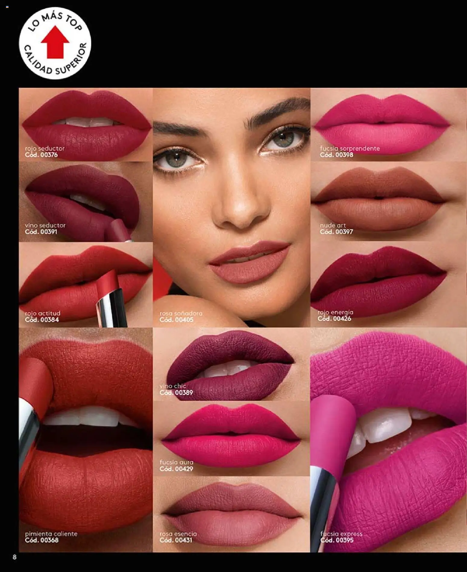 Catálogo Ésika Campaña 5 │ válido desde el 01.03.2026 | Página: 8 | Productos: Pimienta, Top, Vino