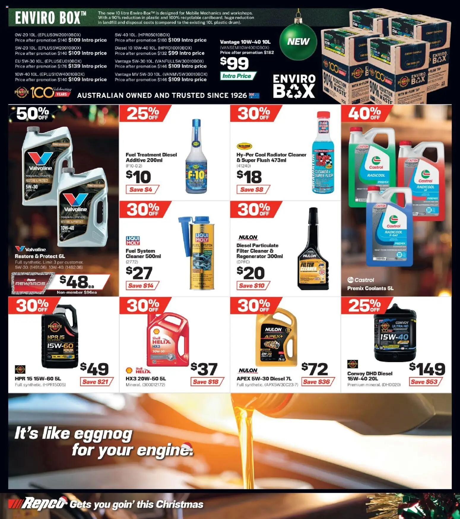 Repco catalogue - valid from 10.12.2025 | Page: 14 | Products: Cleaner, Oil, Tap, Mobile
