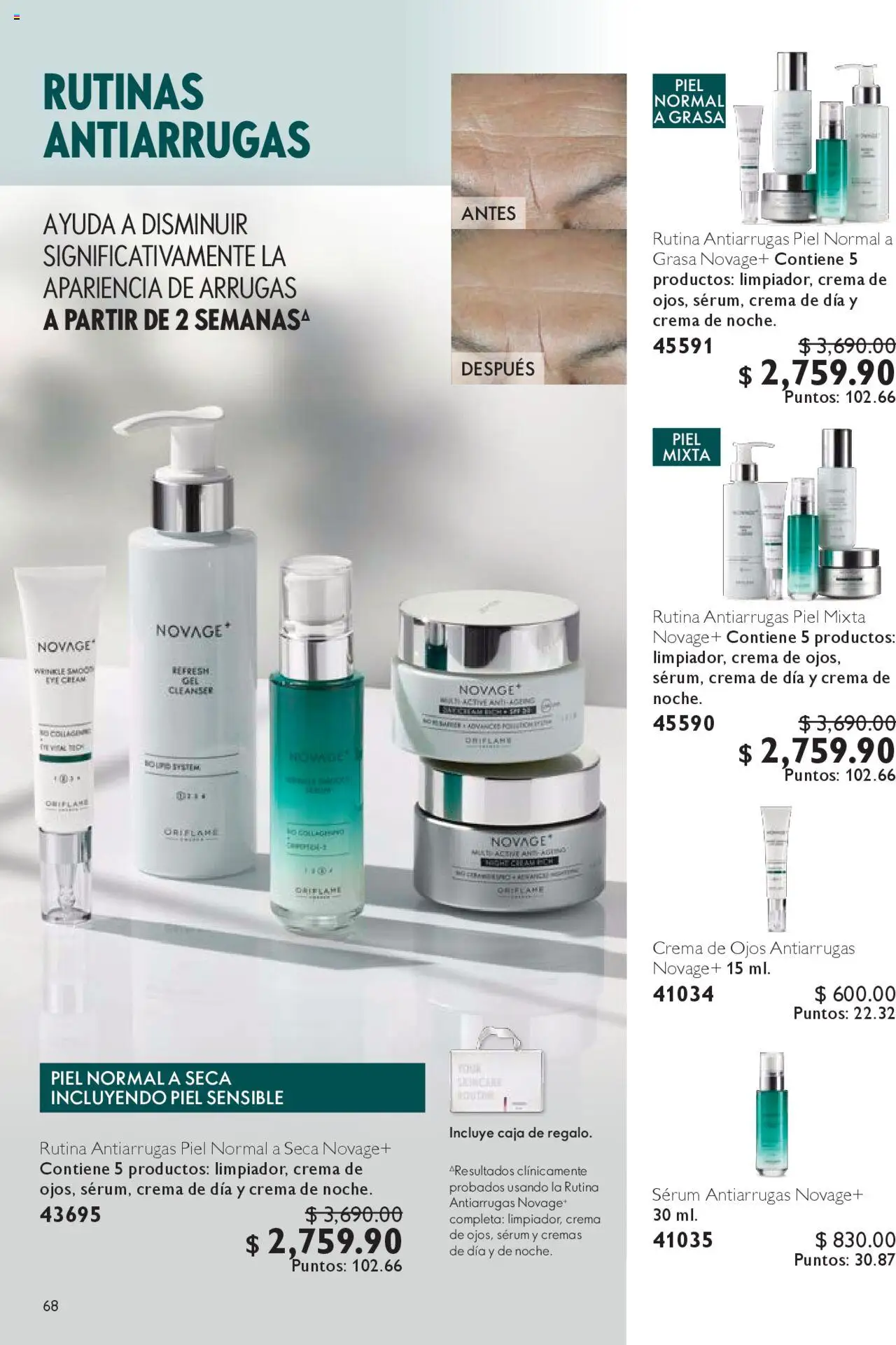Nuevas ofertas de Oriflame válidas en toda la República Mexicana desde el 13.09.2025. ¡Encuentra las mejores ofertas en Oriflame - Campaña 13 2025! | Página: 68