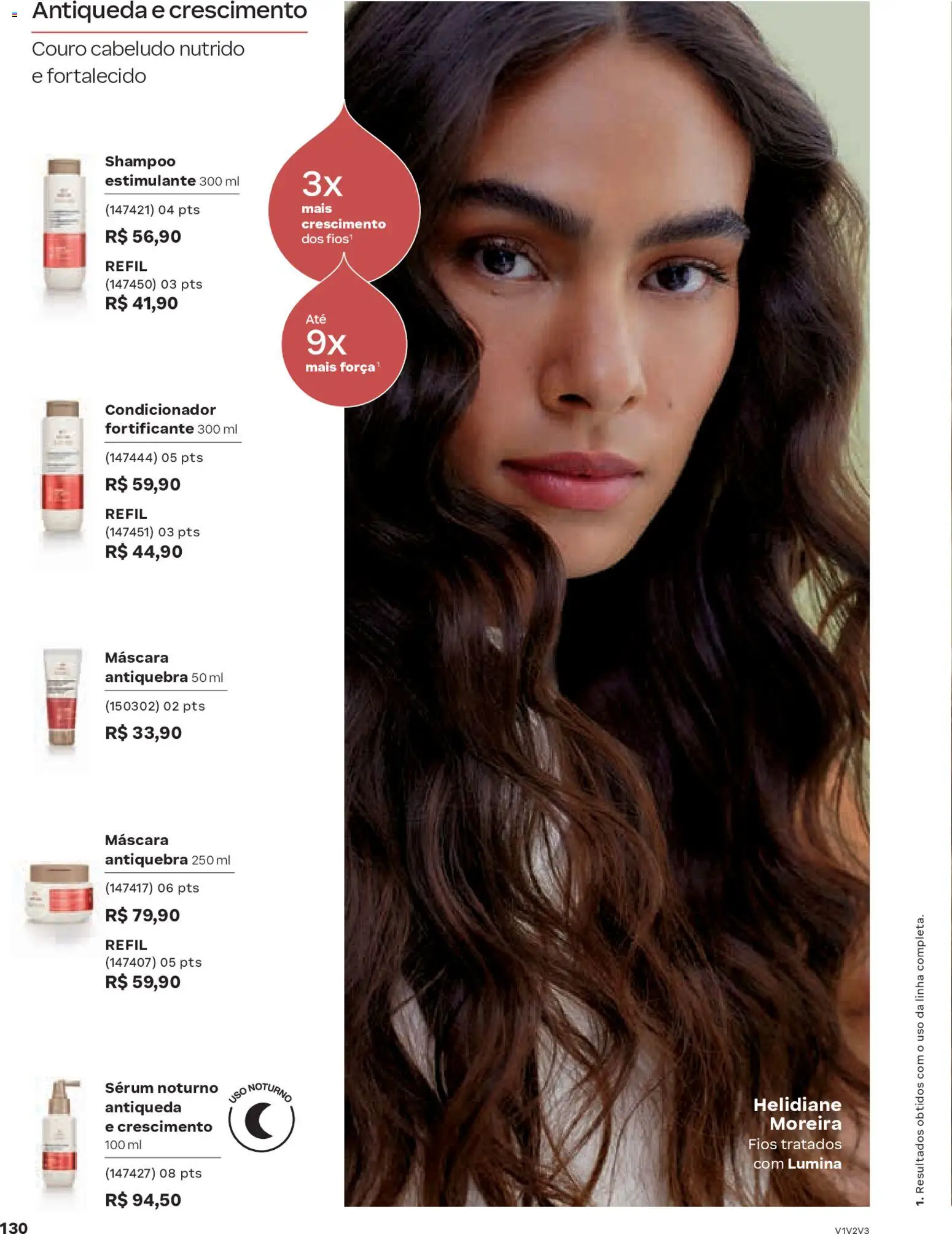 Natura Folheto - válido de 13.01.2026 | Página: 130 | Produtos: Shampoo, Condicionador, Sérum