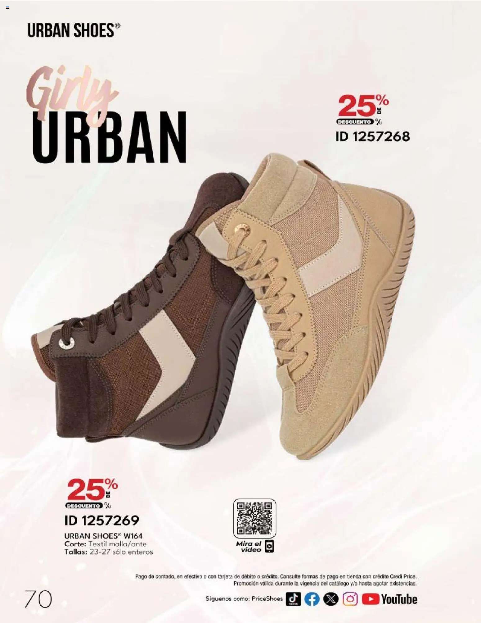 Nuevas ofertas de Price Shoes válidas en toda la República Mexicana desde el 20.03.2026. ¡Encuentra las mejores ofertas en Price Shoes catálogo 10 Pagos Sin Intereses! | Página: 70 | Productos: Video